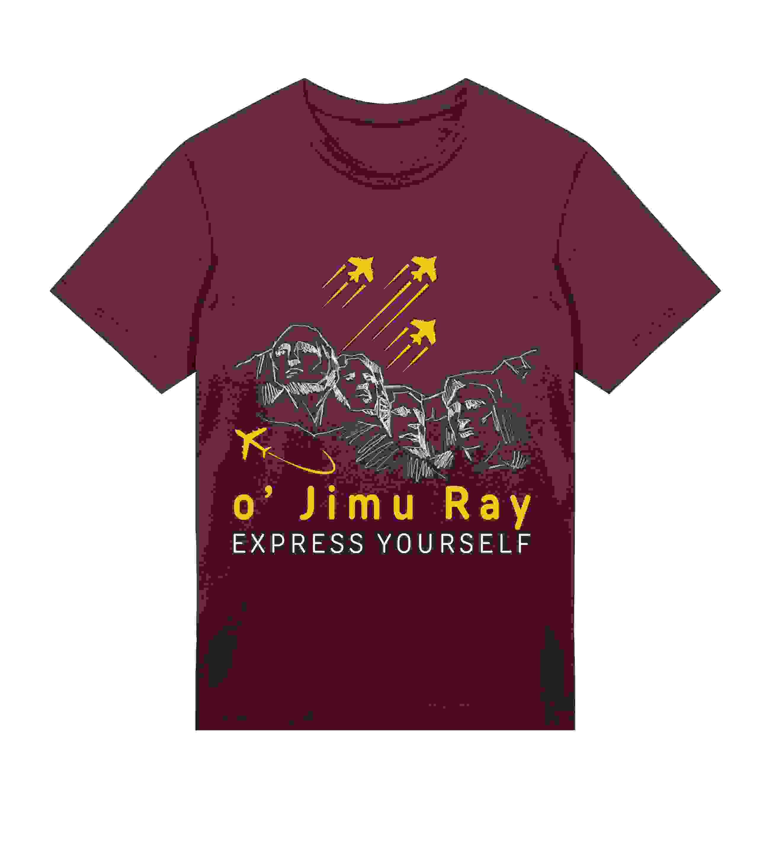 Monumental Flight – Men’s Regular Shirt – Maroon men Monumental Flight – Men’s Regular Shirt – Maroon men