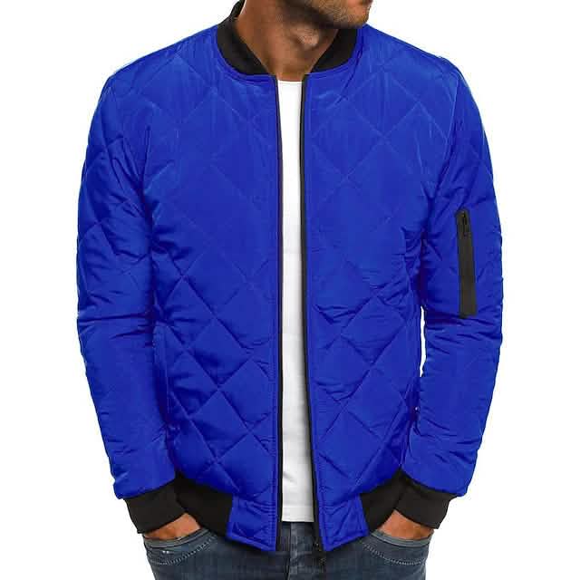 Men’s Bomber Quilted Diamond Padded Jacket Men’s Bomber Quilted Diamond Padded Jacket