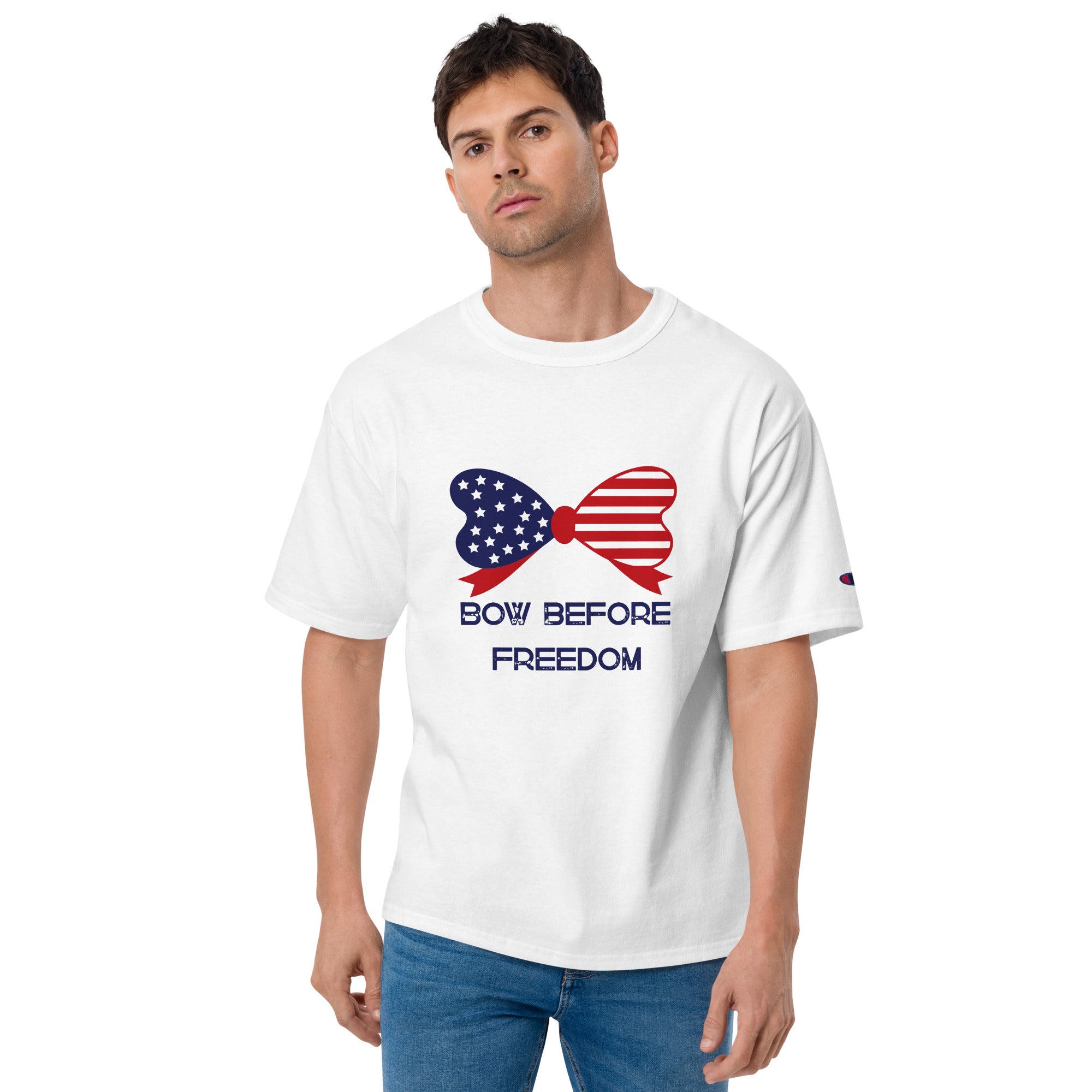 Bow Before Freedom Champion Shirt for Him Bow Before Freedom Champion Shirt for Him