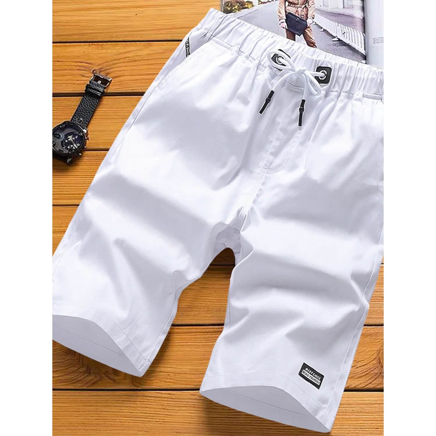 Men’s Drawstring Knee Sweatpants