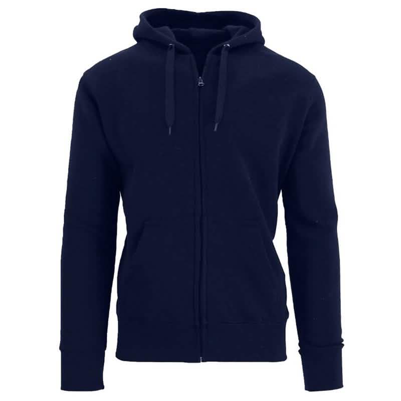 Men’s Fleece-Lined Zip Sweater Hoodie – Navy Men’s Fleece-Lined Zip Sweater Hoodie – Navy
