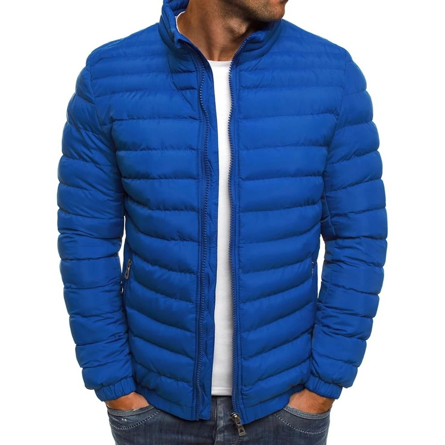 Men’s Warm Windproof Puffer Bubble Jacket