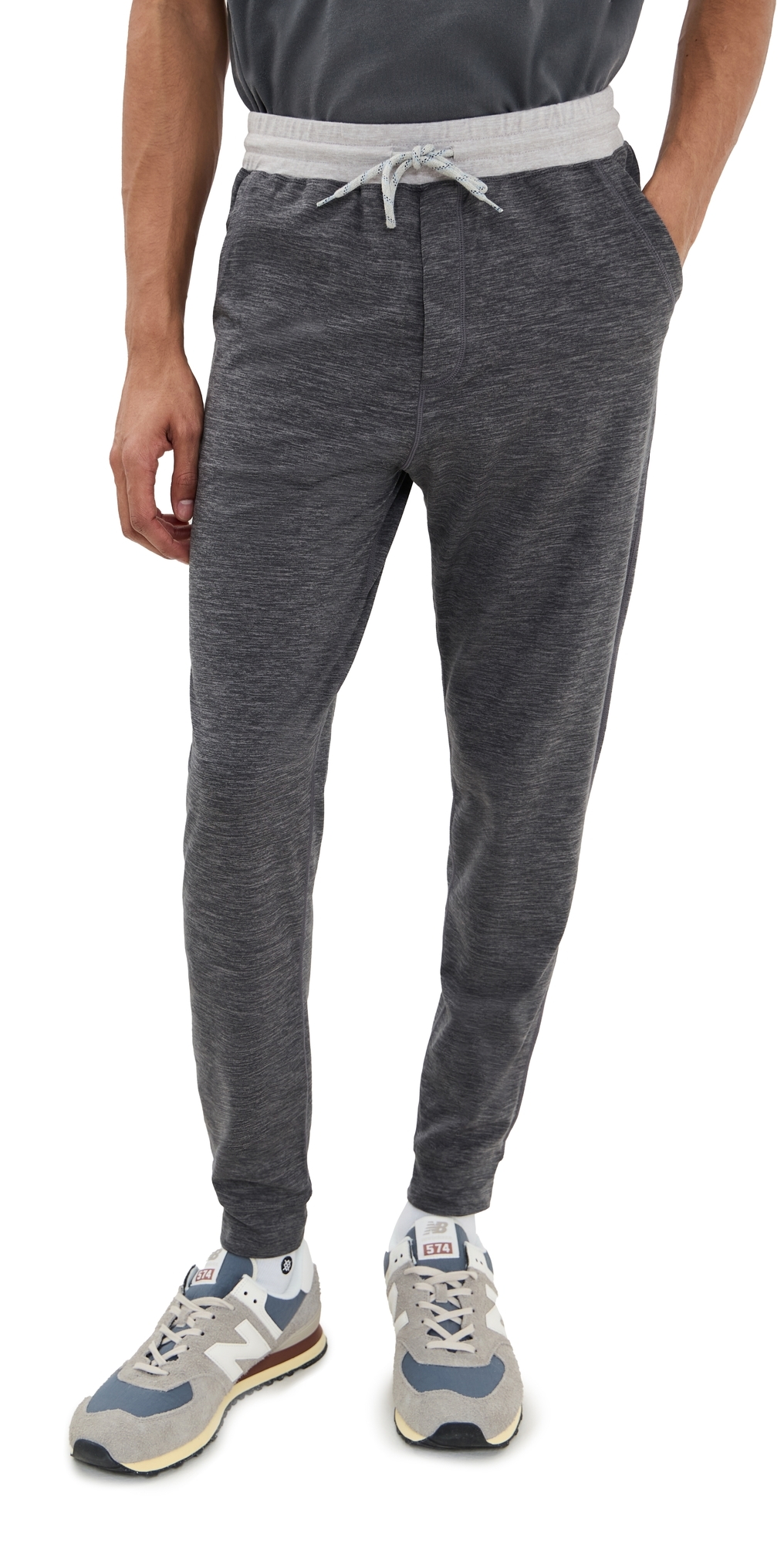 Marine Layer Yoga Joggers Dark Heather Grey
