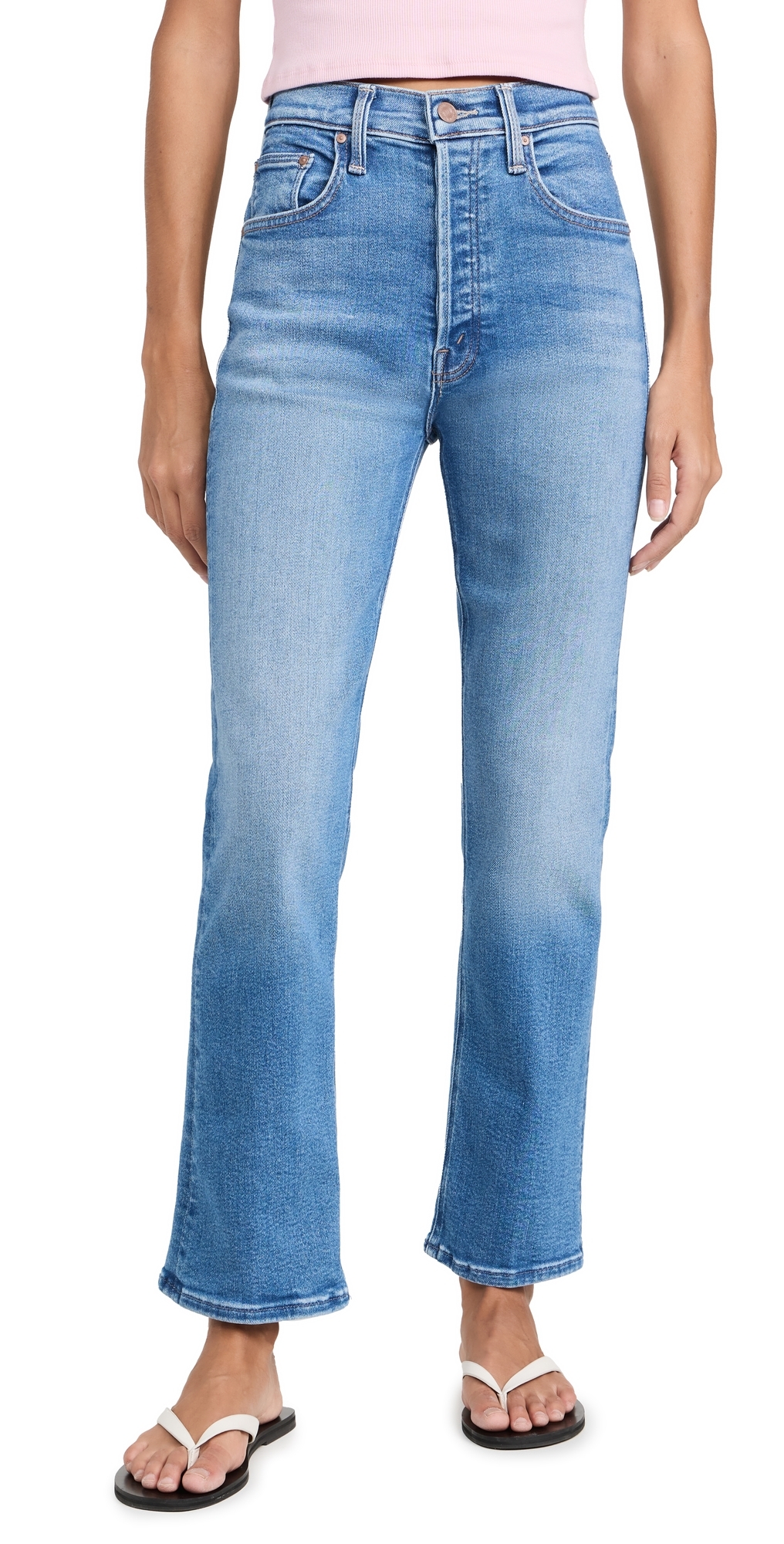 MOTHER The Tripper Ankle Jeans Work Hard Play Hard