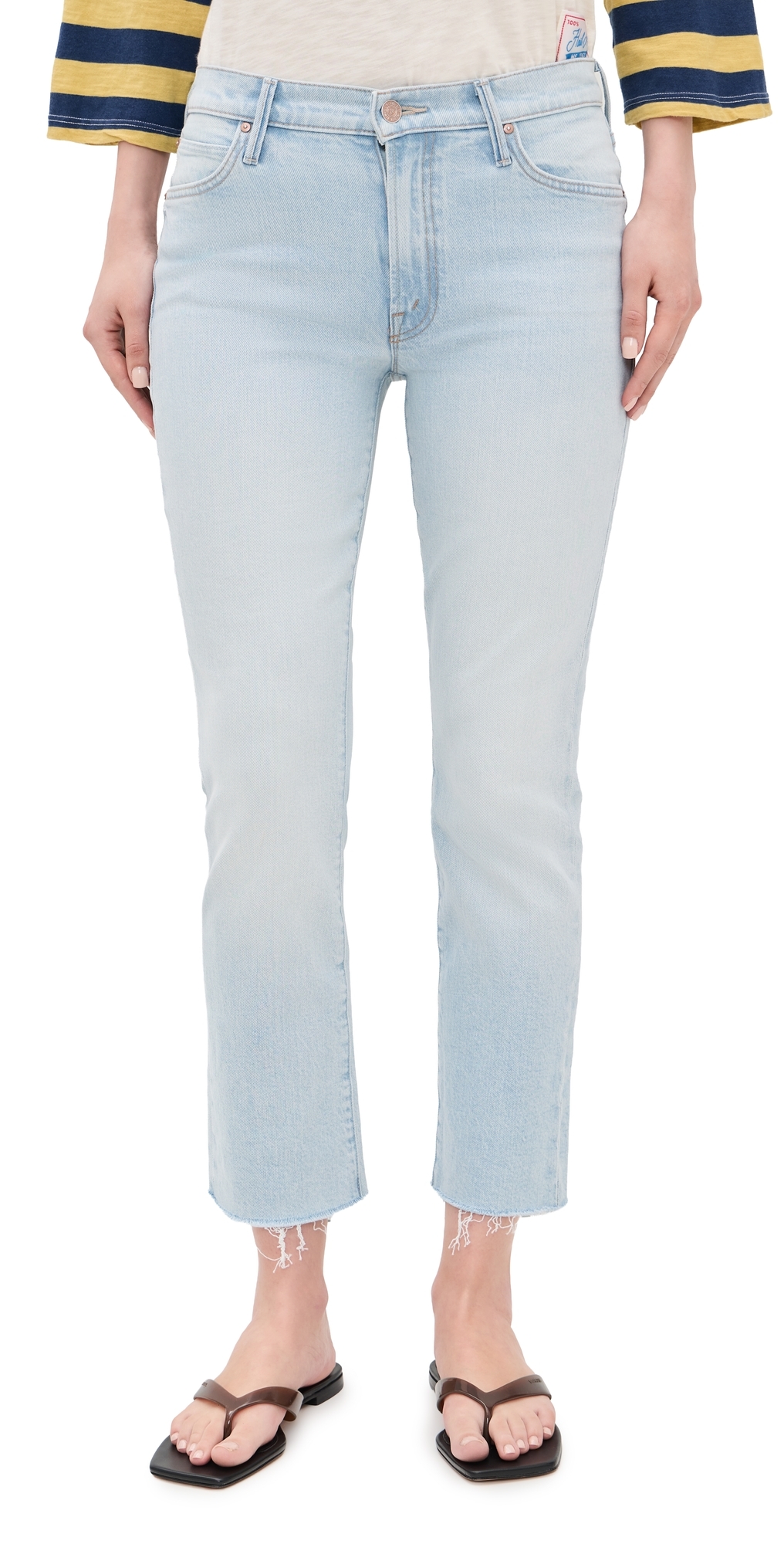 MOTHER The Rascal Flood Fray Jeans Bring The Cooler MOTHER The Rascal Flood Fray Jeans Bring The Cooler