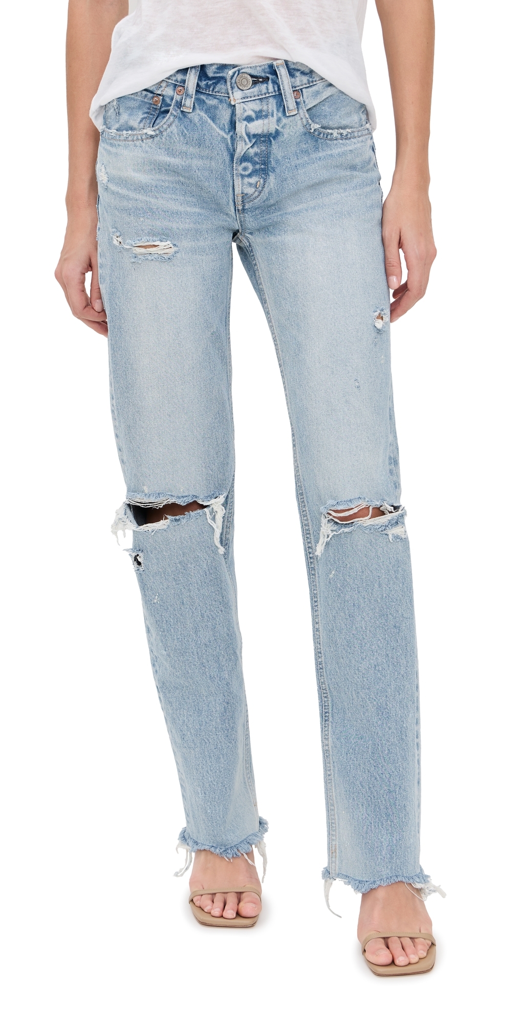 MOSY VINTAGE Odessa Straight Low Jeans Light Blue