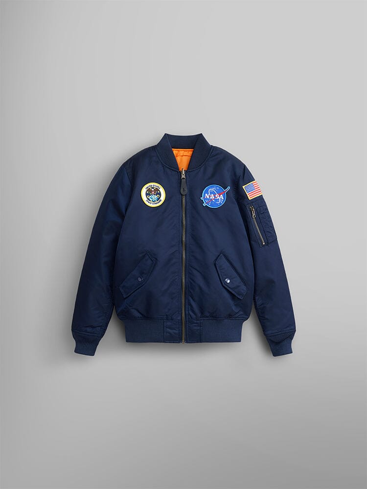 NASA MA- BOMBER JACKET YOUTH – REPLICA BLUE T NASA MA- BOMBER JACKET YOUTH – REPLICA BLUE T