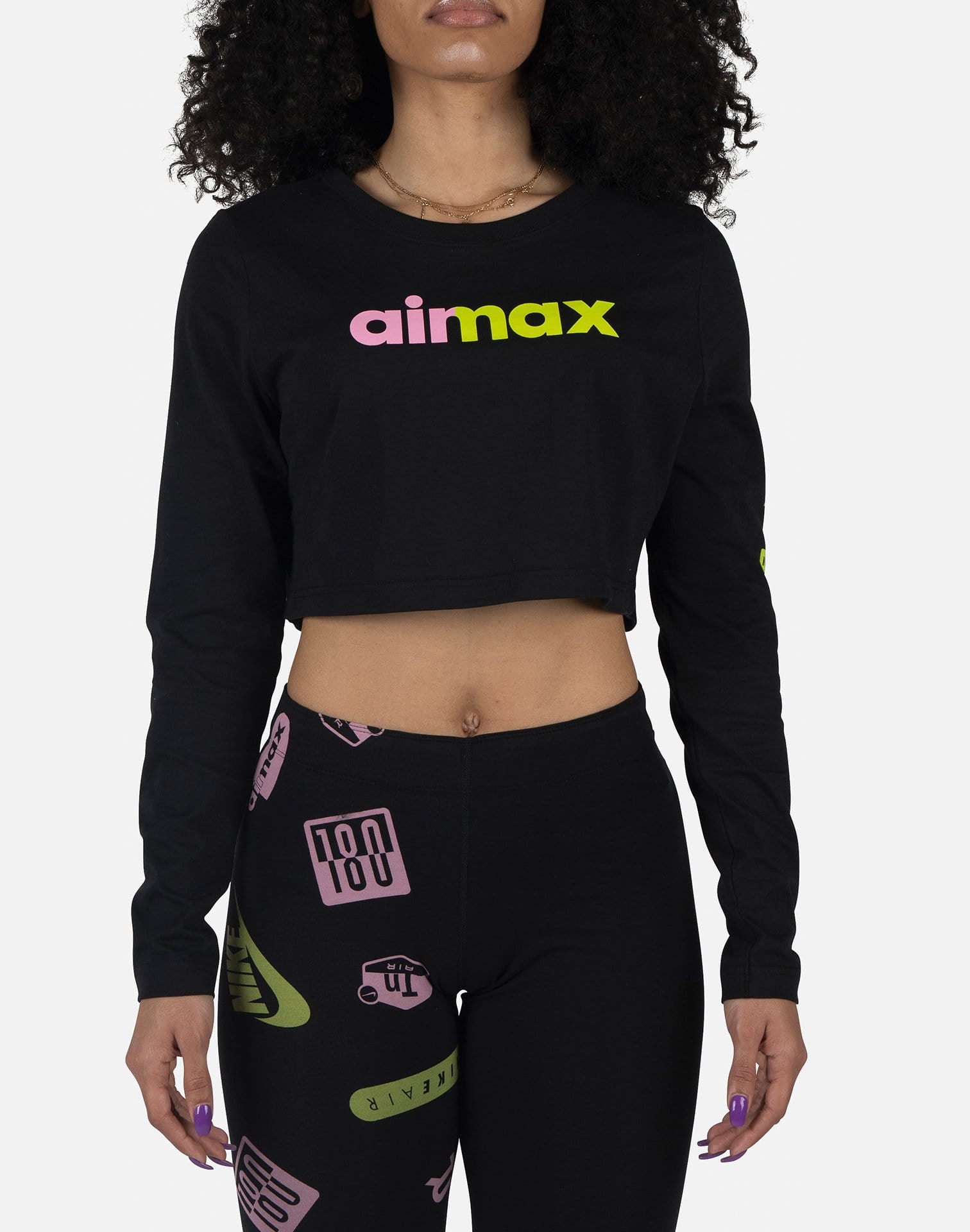 Nike NSW AIR MAX LONG-SLEEVE CROP TOP Nike NSW AIR MAX LONG-SLEEVE CROP TOP