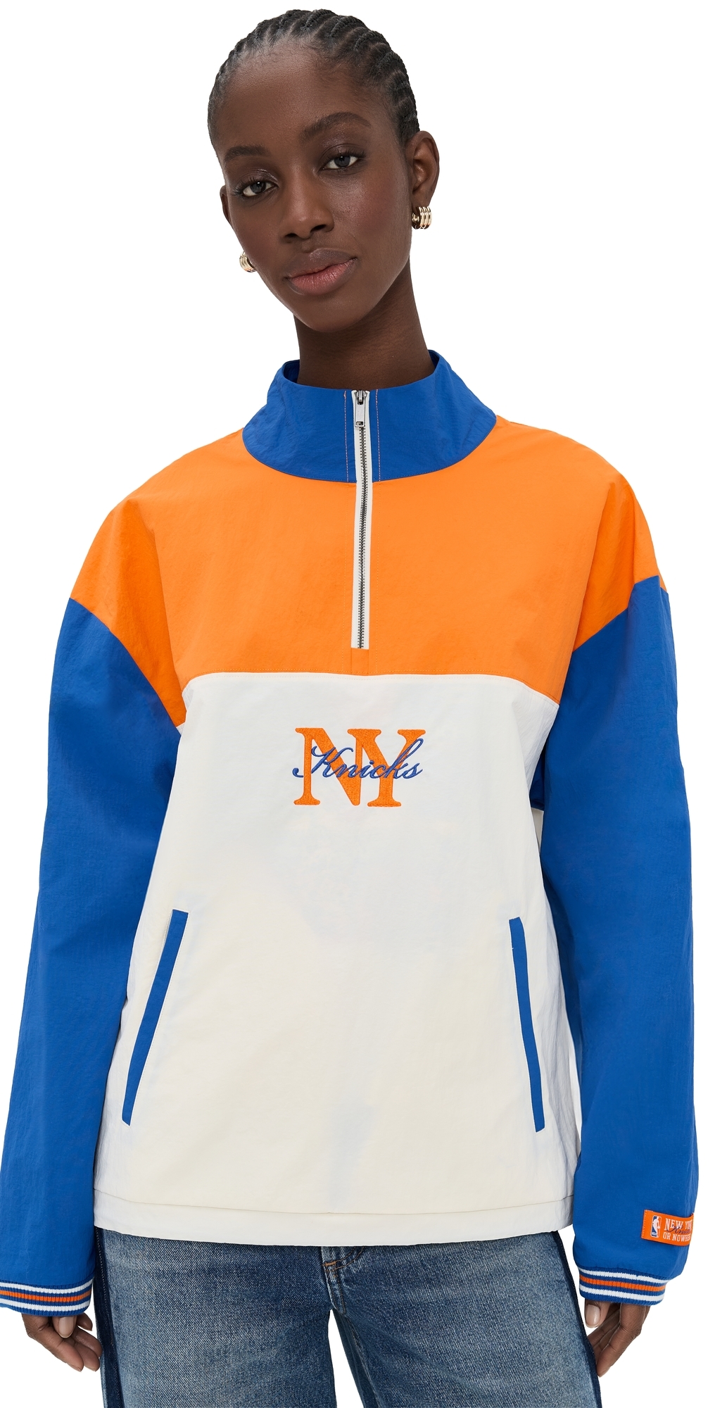 New York or Nowhere Knicks Rafters Windbreaker Multi New York or Nowhere Knicks Rafters Windbreaker Multi