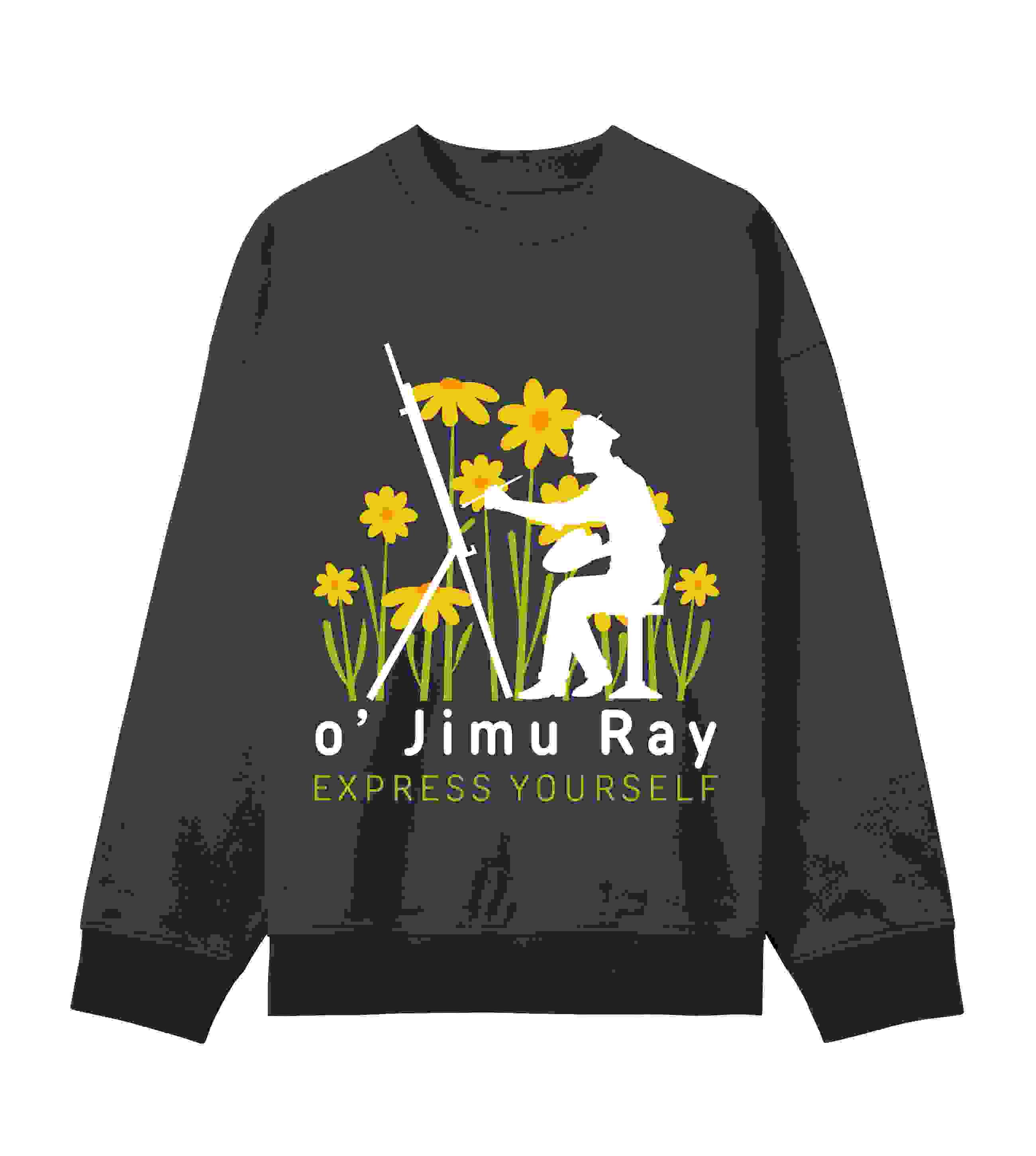 Painter’s Palette Sweatshirt – Off black M men