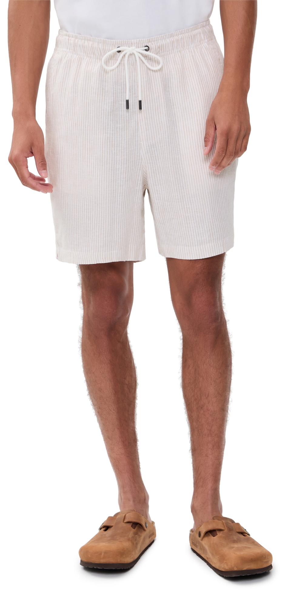 Onia Classic Pull On Linen Shorts Sand Onia Classic Pull On Linen Shorts Sand