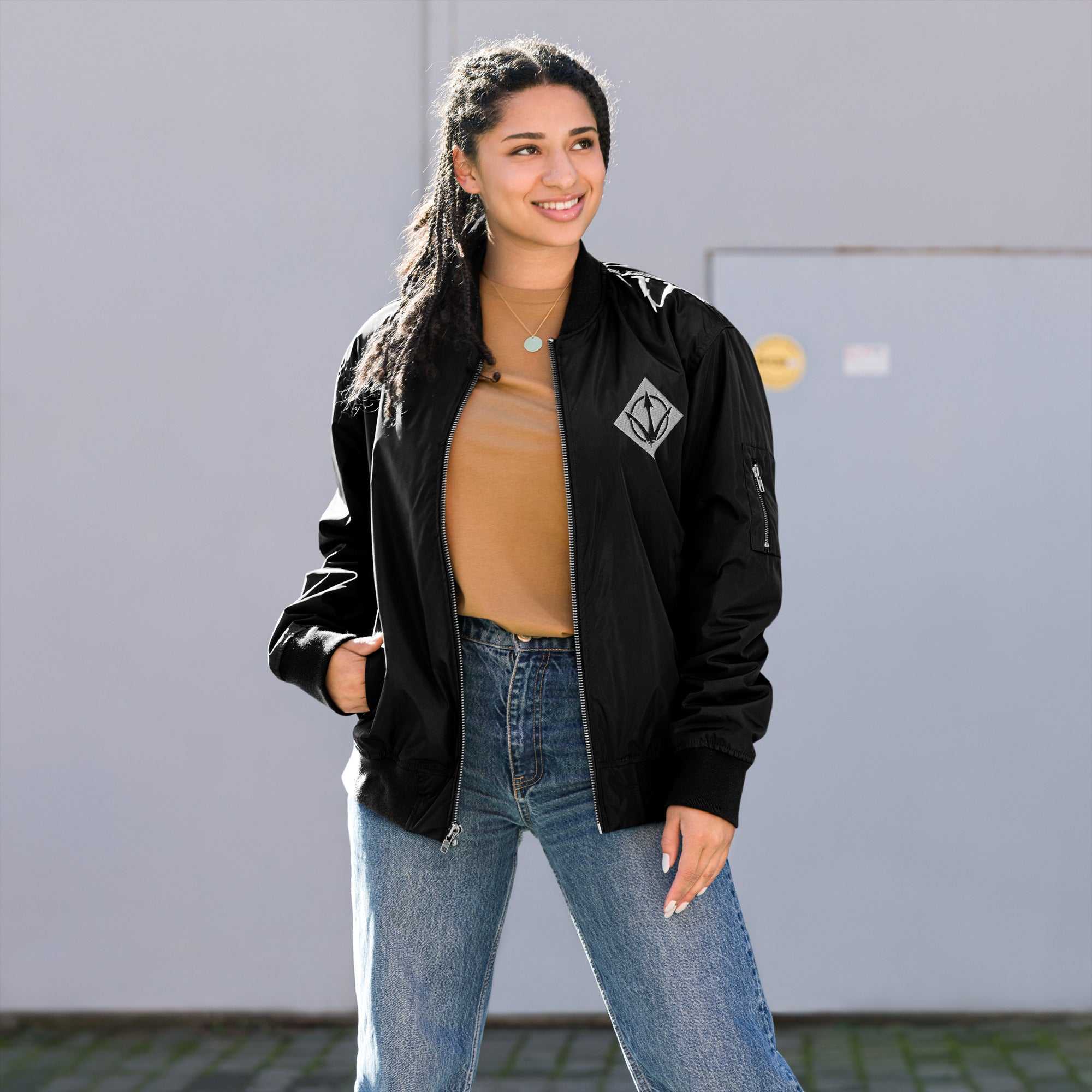 Trishul Bomber Jacket Gift of Power & Meaning Trishul Bomber Jacket Gift of Power & Meaning