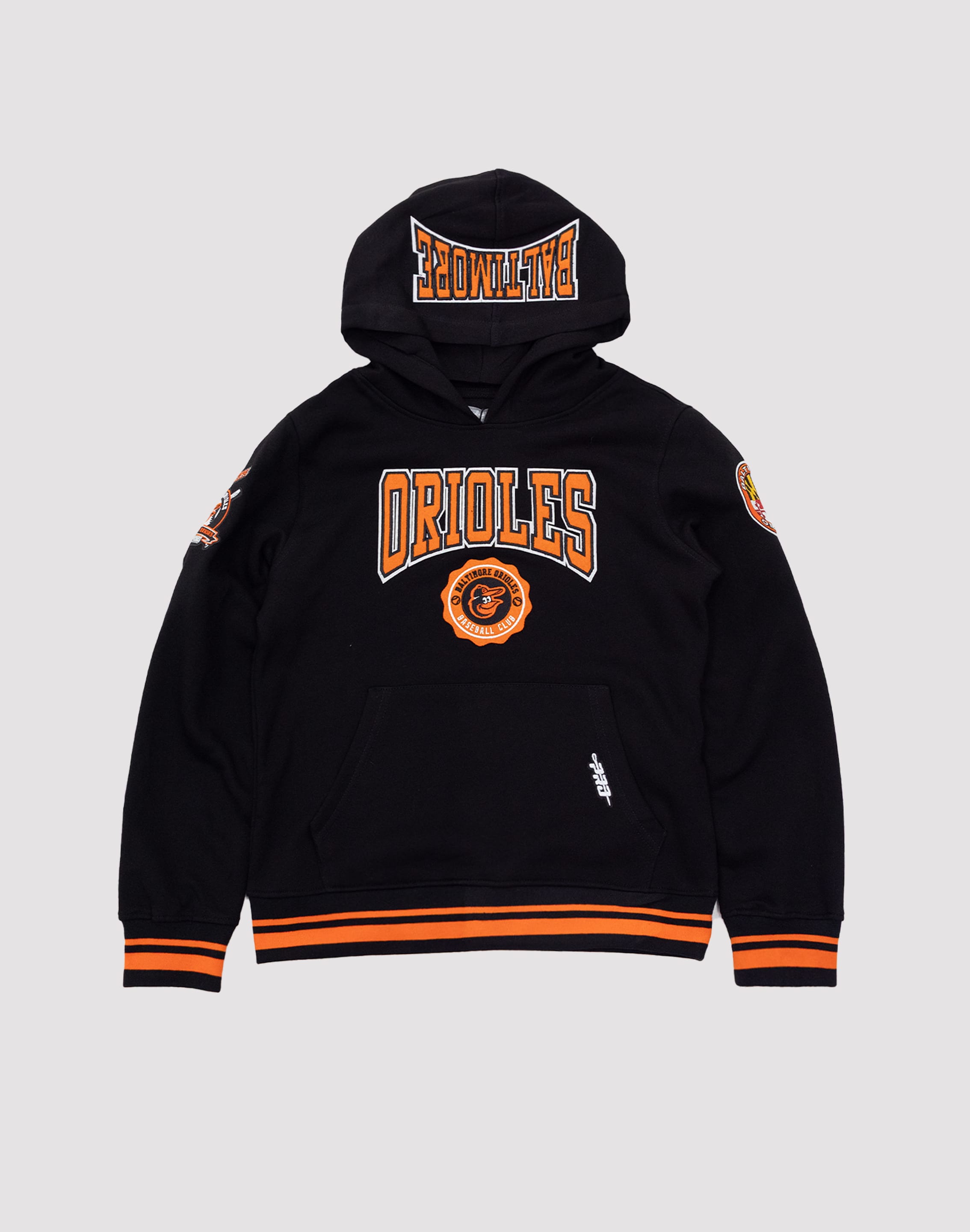 Pro Standard MLB Baltimore Orioles Crest Fleece Hoodie Grade