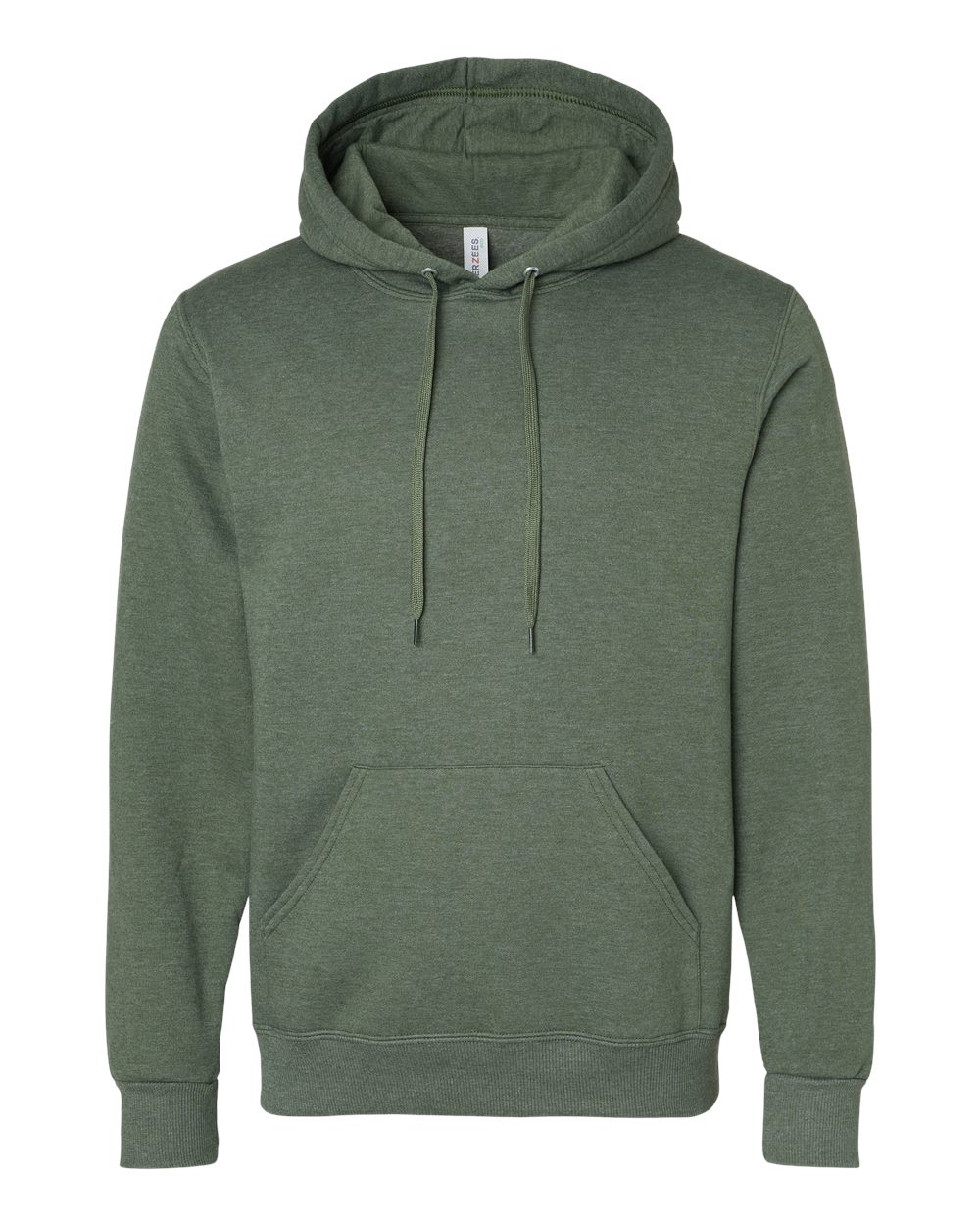 JERZEES – MR – Eco Premium Blend Ring – Spun Hooded Sweatshirt – Military Green Heather