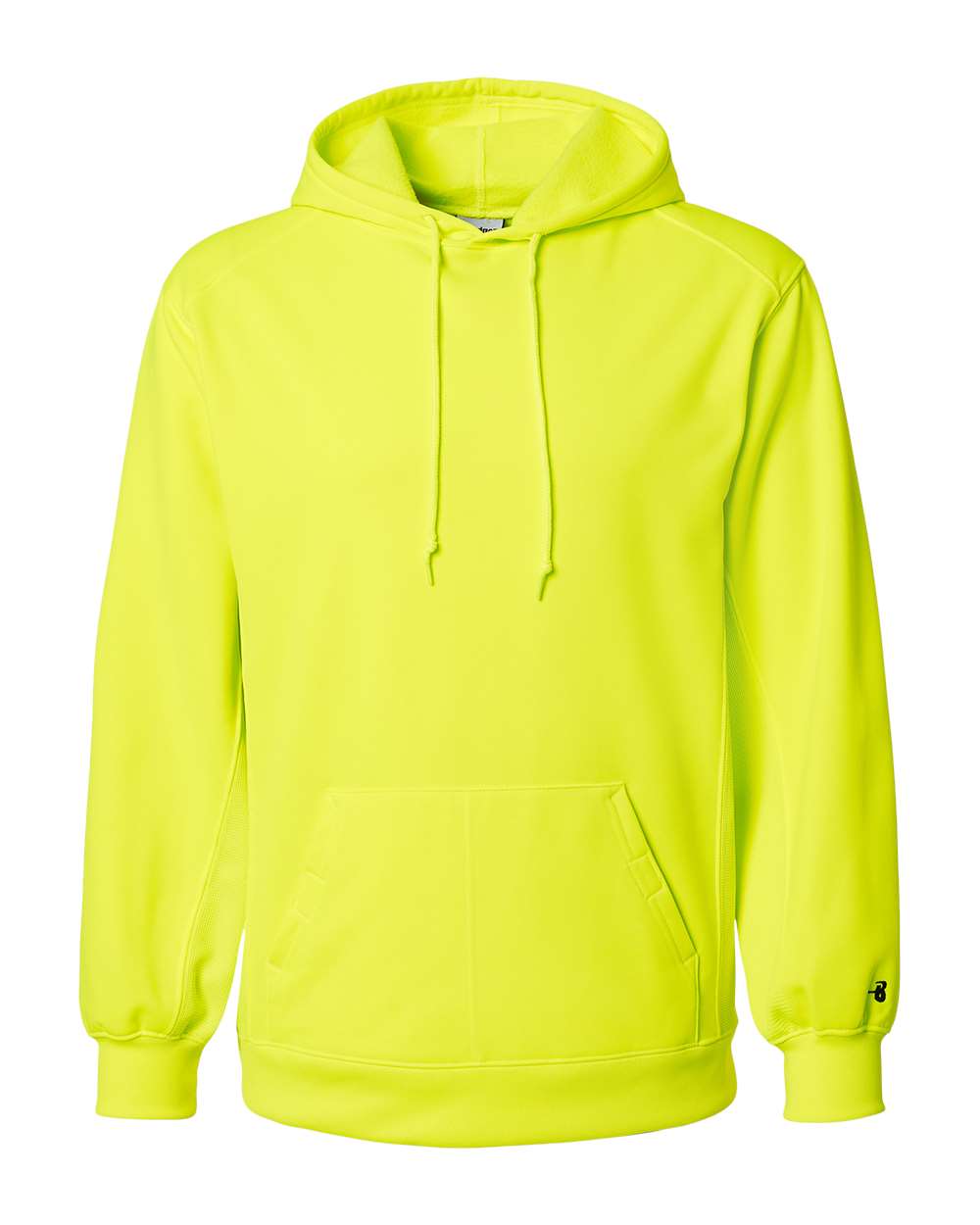 Badger – – Performance Fleece Hooded Sweatshirt – Safety Yellow Badger – – Performance Fleece Hooded Sweatshirt – Safety Yellow