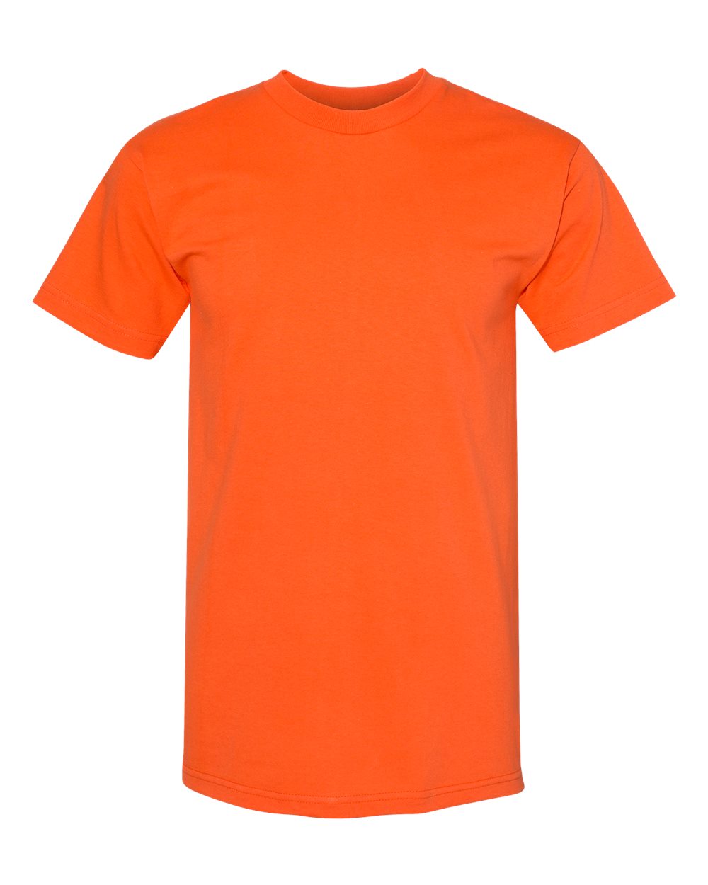 Bayside – – A – Made Heavyweight T – Shirt – Orange