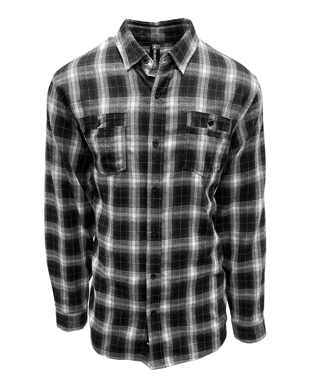 Burnside – – Perfect Flannel Work Shirt – Black White Burnside – – Perfect Flannel Work Shirt – Black White