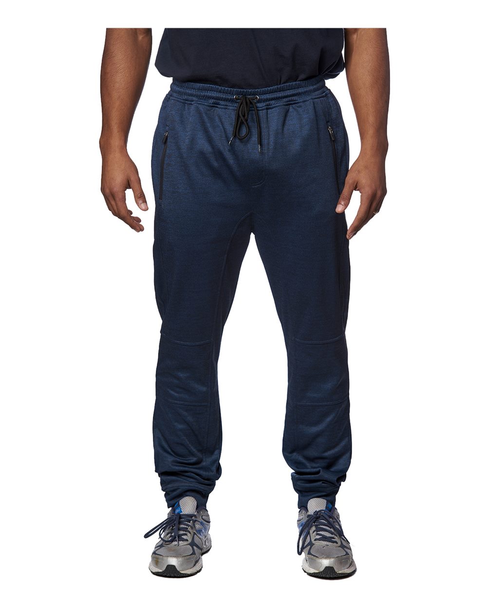 Burnside – – Performance Fleece Joggers – Heather Navy –