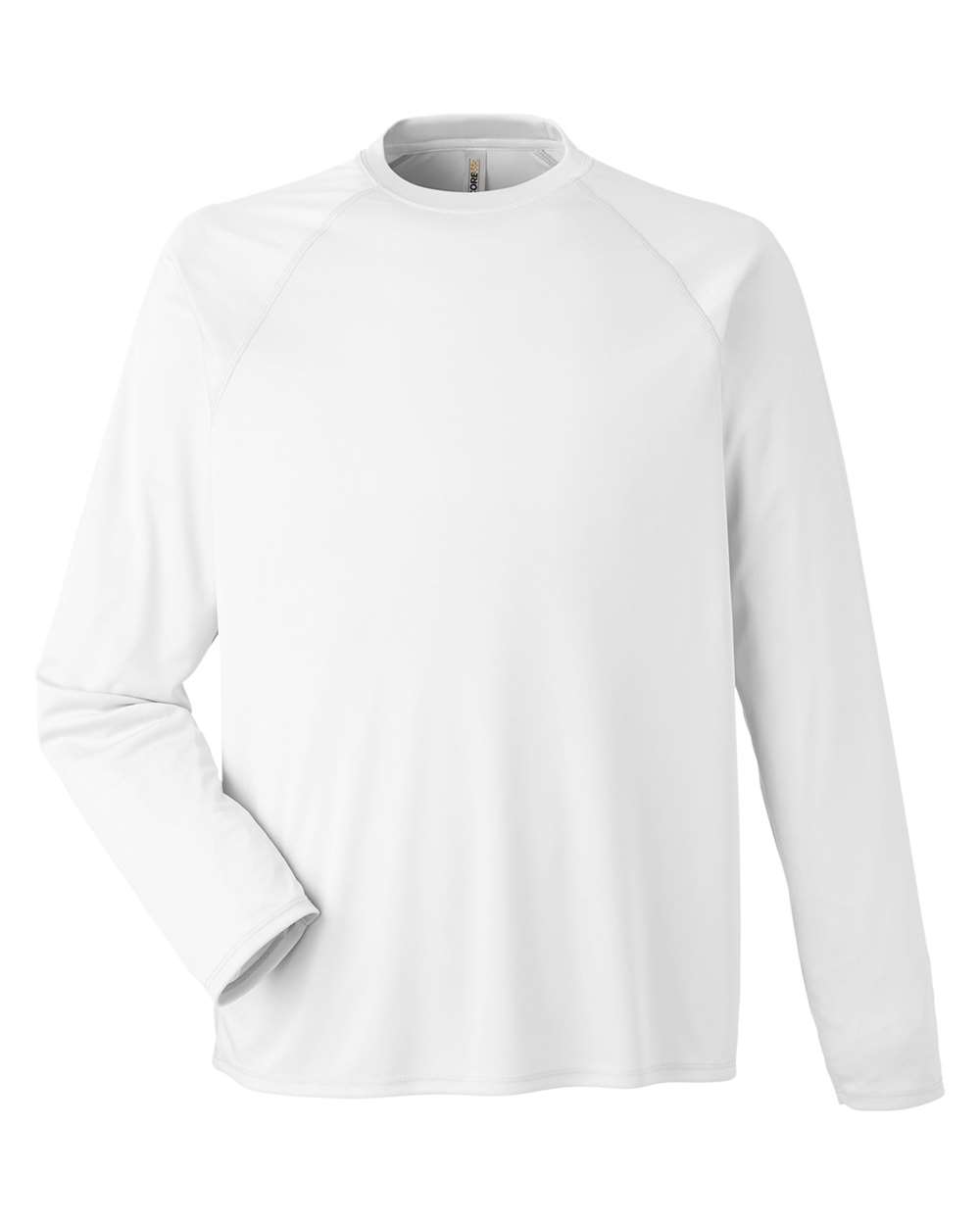 CORE – CE – Unisex Ultra UVP Marina Raglan Long Sleeve T – Shirt – White