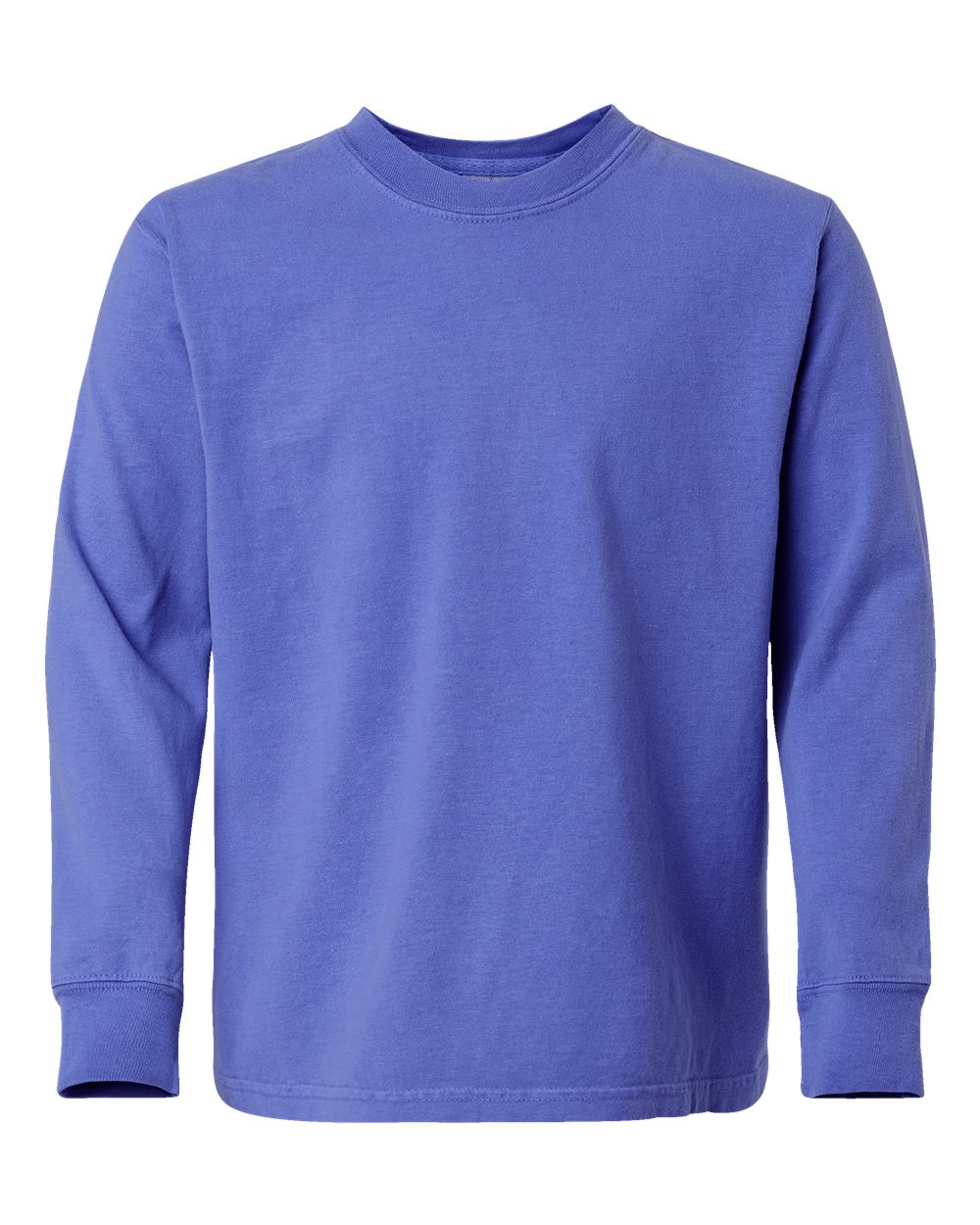 ComfortWash by Hanes – GDH – Garment – Dyed Youth Long Sleeve T – Shirt – Deep Forte Blue ComfortWash by Hanes – GDH – Garment – Dyed Youth Long Sleeve T – Shirt – Deep Forte Blue
