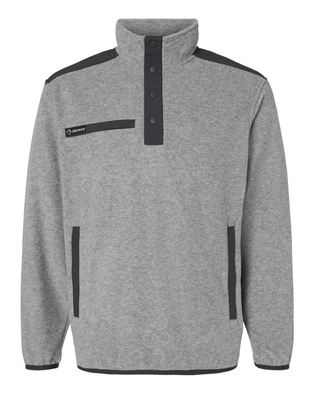 DRI DUCK – – Ranger Melange Fleece Pullover – Platinum DRI DUCK – – Ranger Melange Fleece Pullover – Platinum