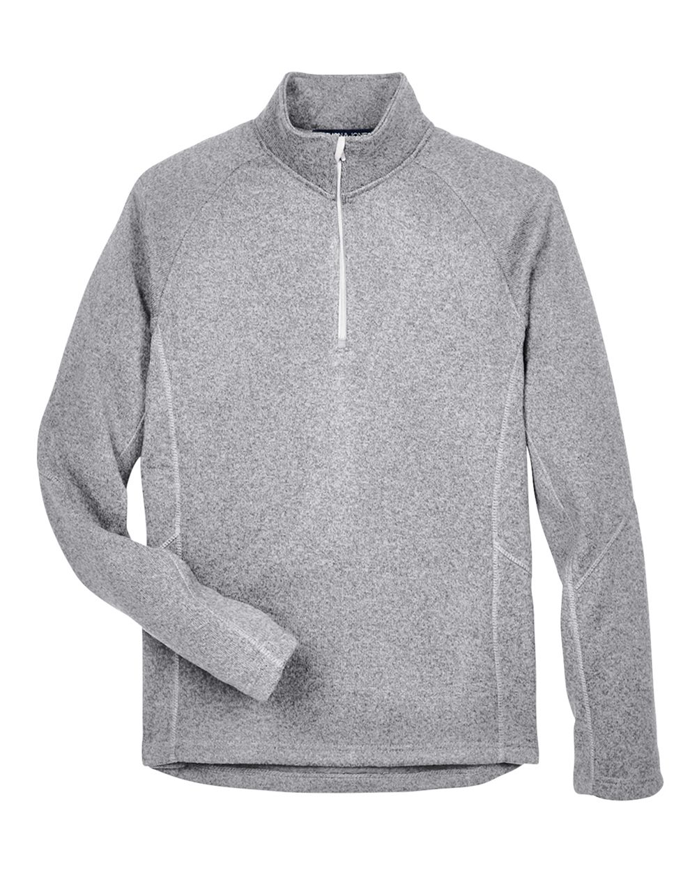 Devon & Jones – DG – Unisex Bristol Sweater Fleece Quarter – Zip Pullover – Grey Heather Devon & Jones – DG – Unisex Bristol Sweater Fleece Quarter – Zip Pullover – Grey Heather