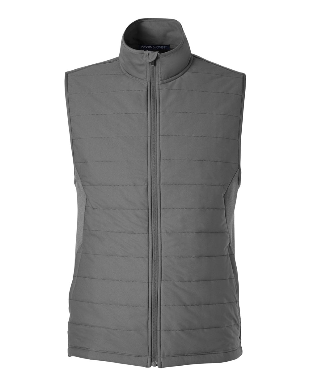 Devon & Jones – DG – Men’s New Classics Charleston Hybrid Vest – Graphite Melange Graphite –