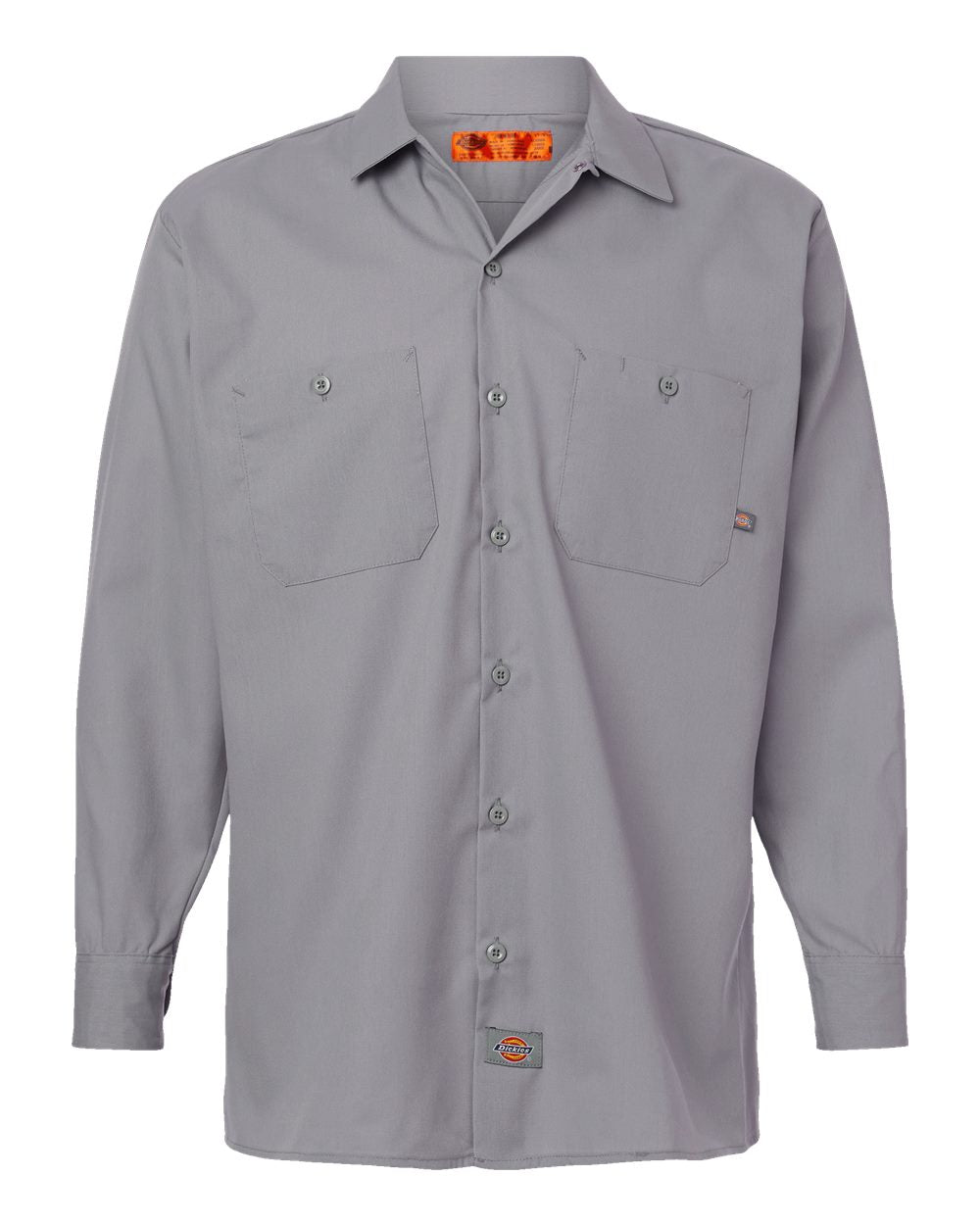 Dickies – L – Industrial Long Sleeve Work Shirt – Graphite Grey – Dickies – L – Industrial Long Sleeve Work Shirt – Graphite Grey –