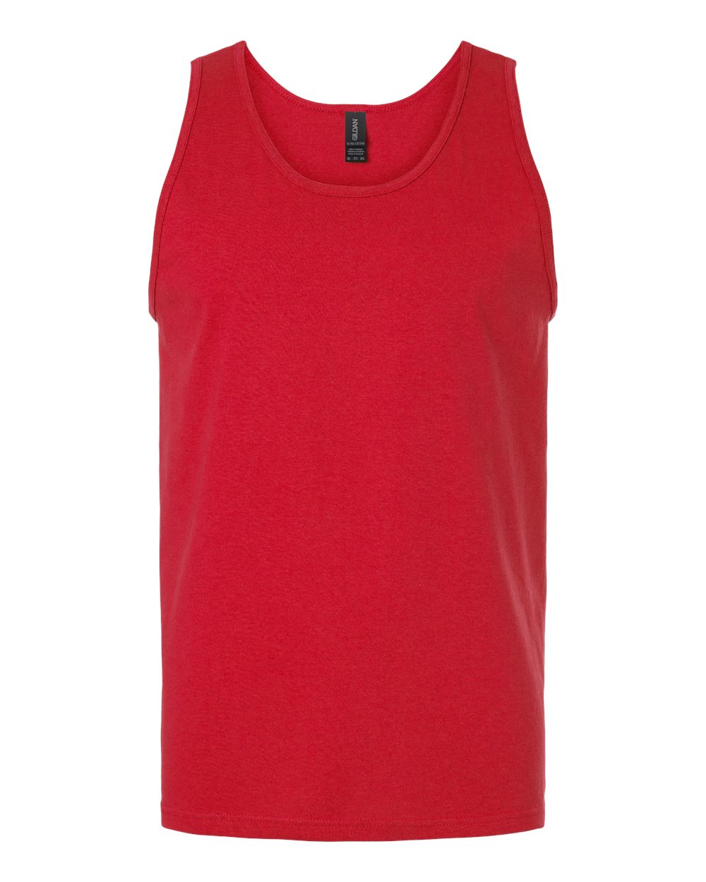 Gildan – – Ultra Cotton Tank Top – Red – Gildan – – Ultra Cotton Tank Top – Red –