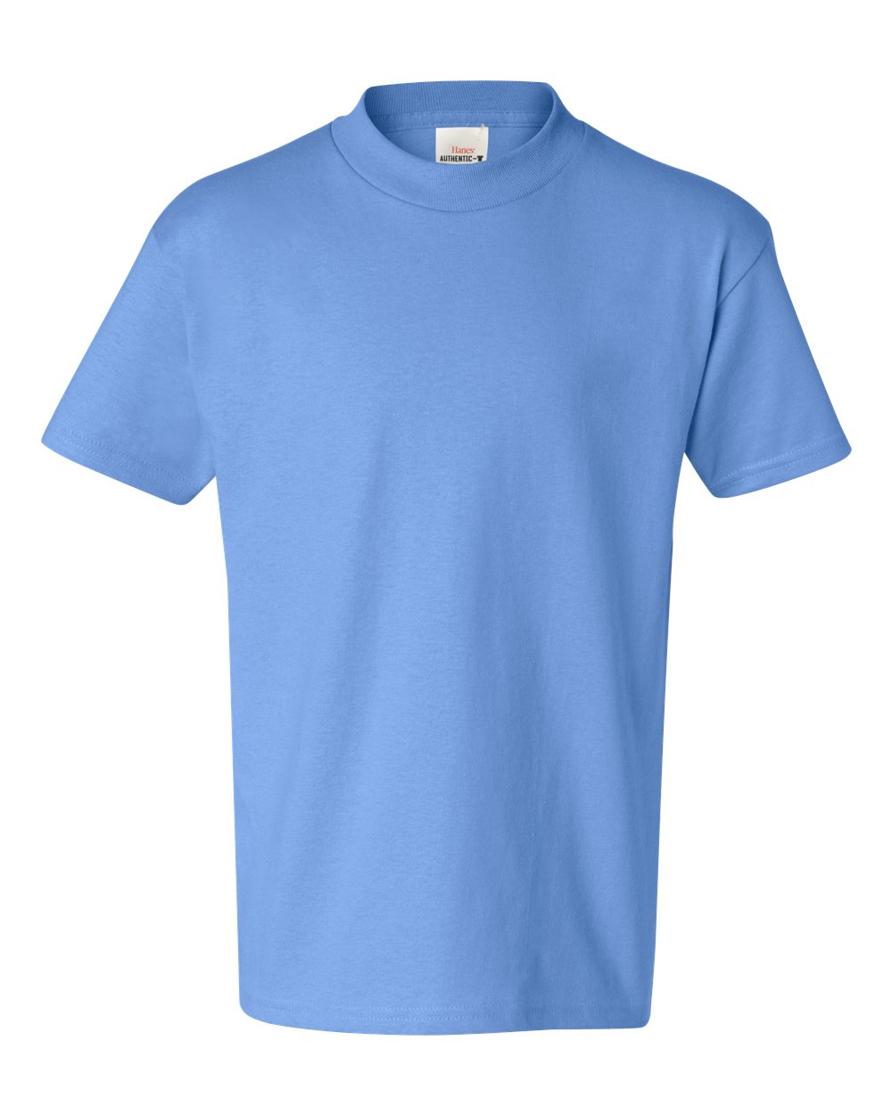 Hanes – – Authentic Youth T – Shirt – Carolina Blue Hanes – – Authentic Youth T – Shirt – Carolina Blue