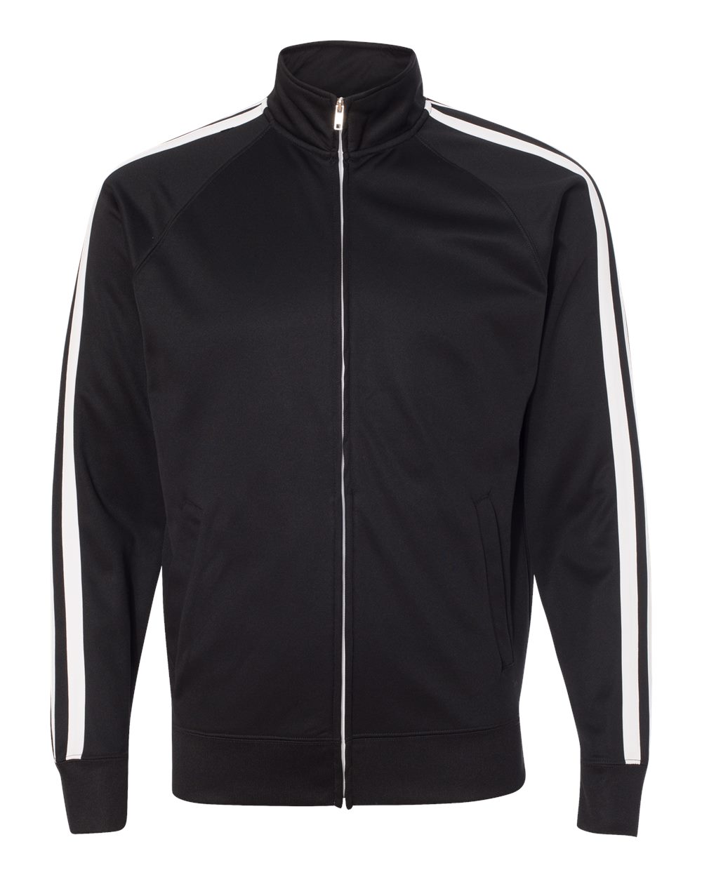 Independent Trading Co. – EXPPTZ – Lightweight Poly – Tech Full – Zip Track Jacket – Black