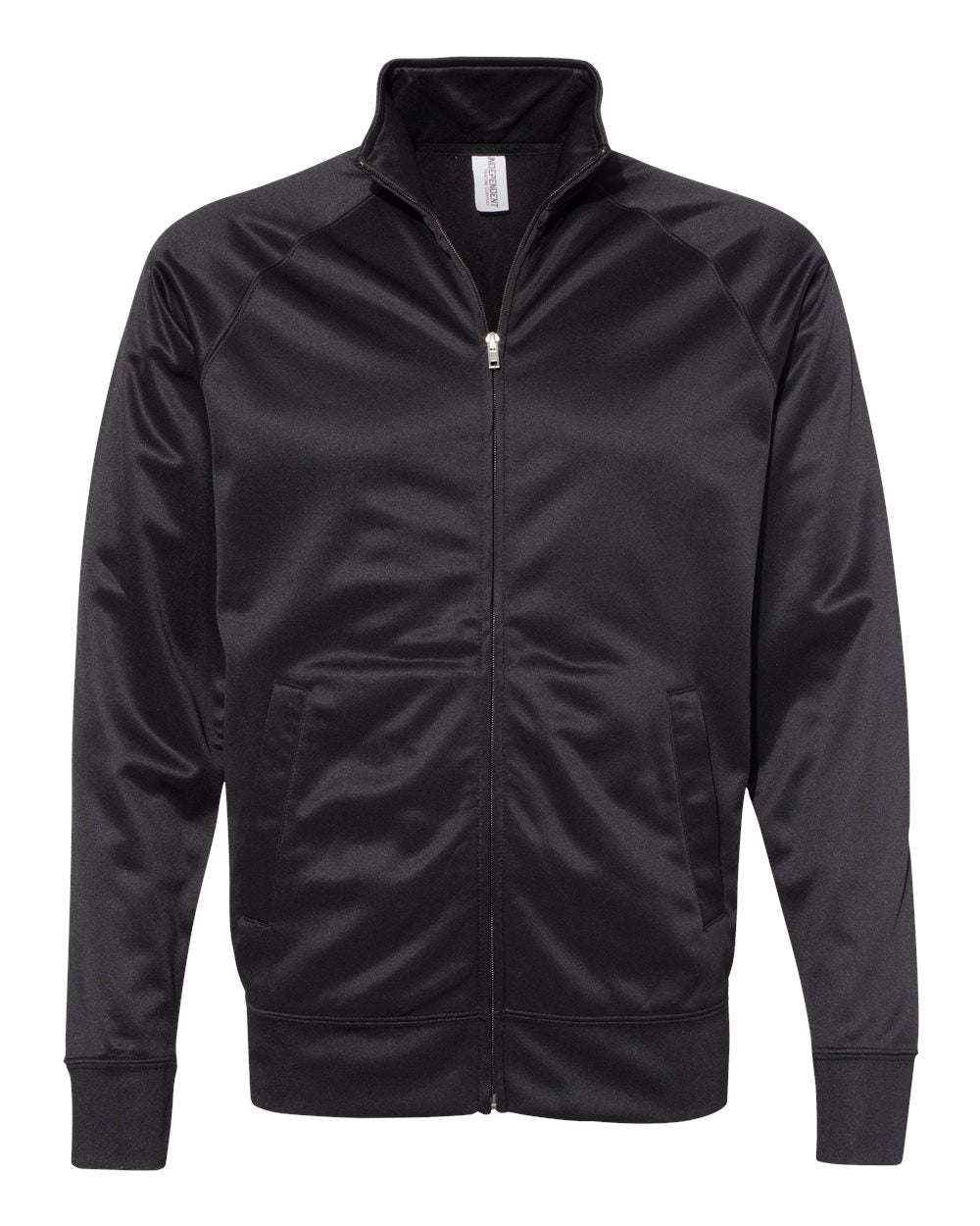 Independent Trading Co. – EXPPTZ – Lightweight Poly – Tech Full – Zip Track Jacket – Black Black