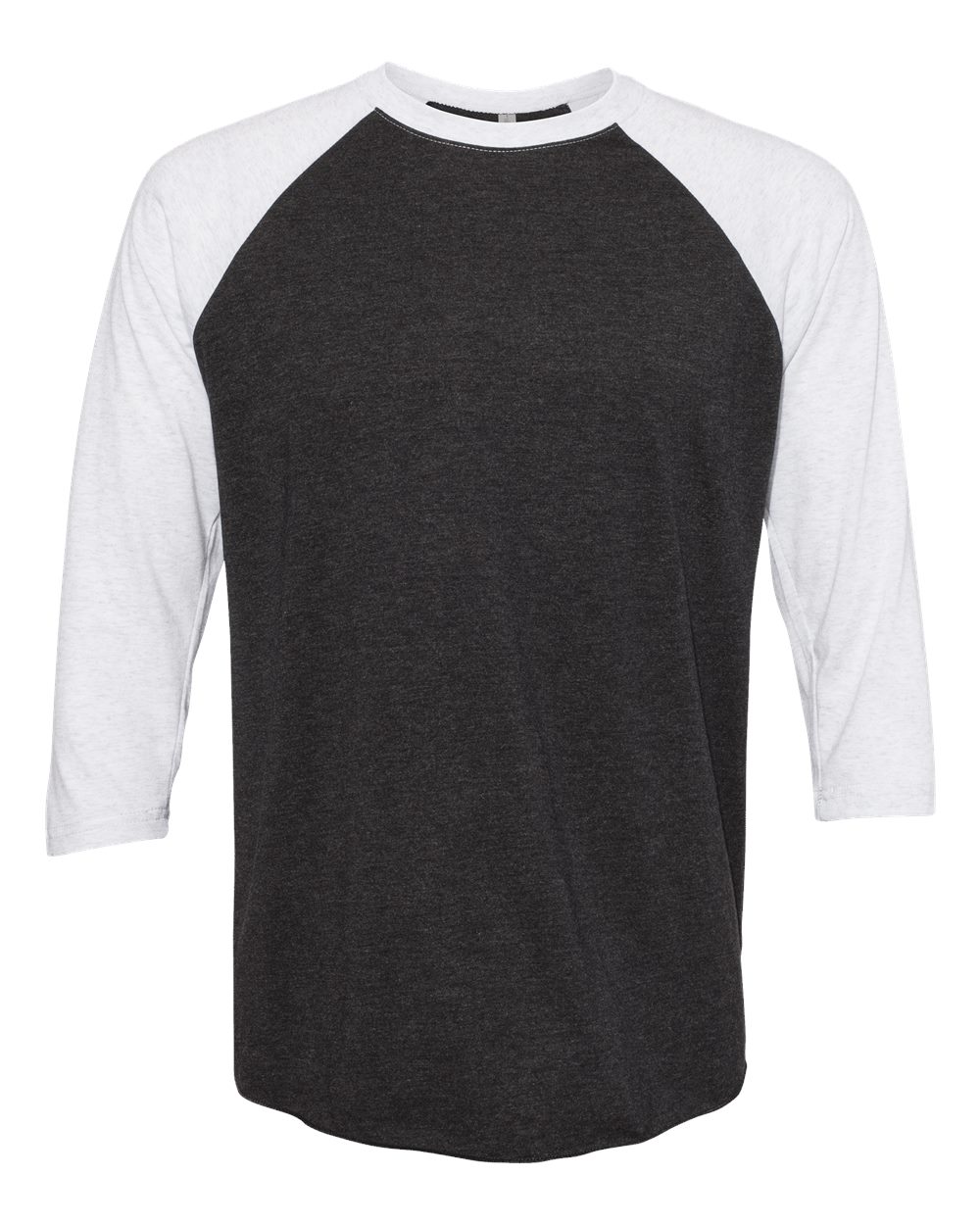 Next Level – – Triblend Three – Quarter Raglan T – Shirt – Heather White Vintage Black Next Level – – Triblend Three – Quarter Raglan T – Shirt – Heather White Vintage Black