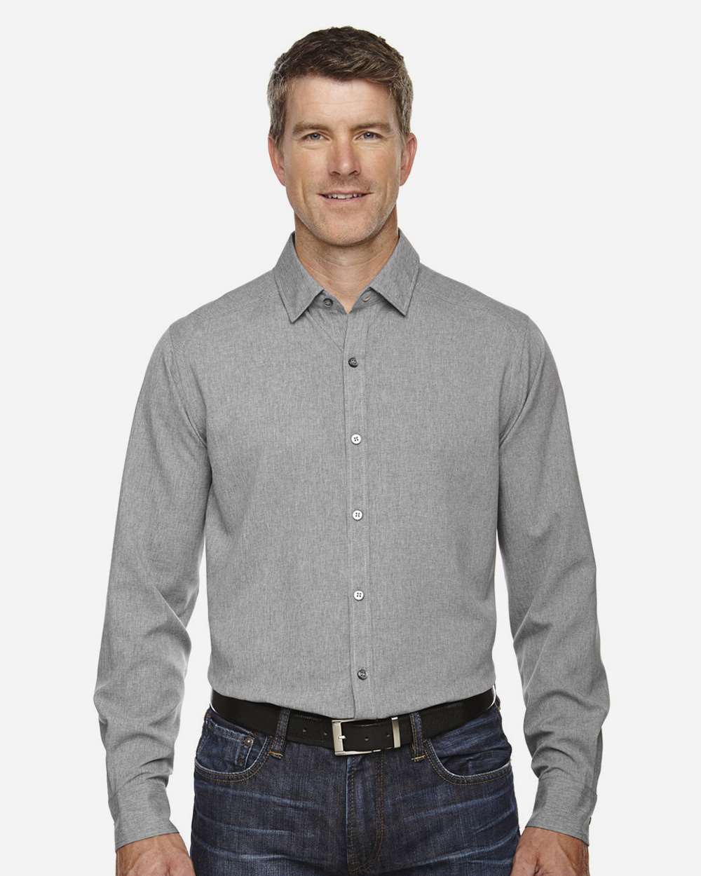 North End – – Men’s Melange Performance Shirt – Light Heather North End – – Men’s Melange Performance Shirt – Light Heather