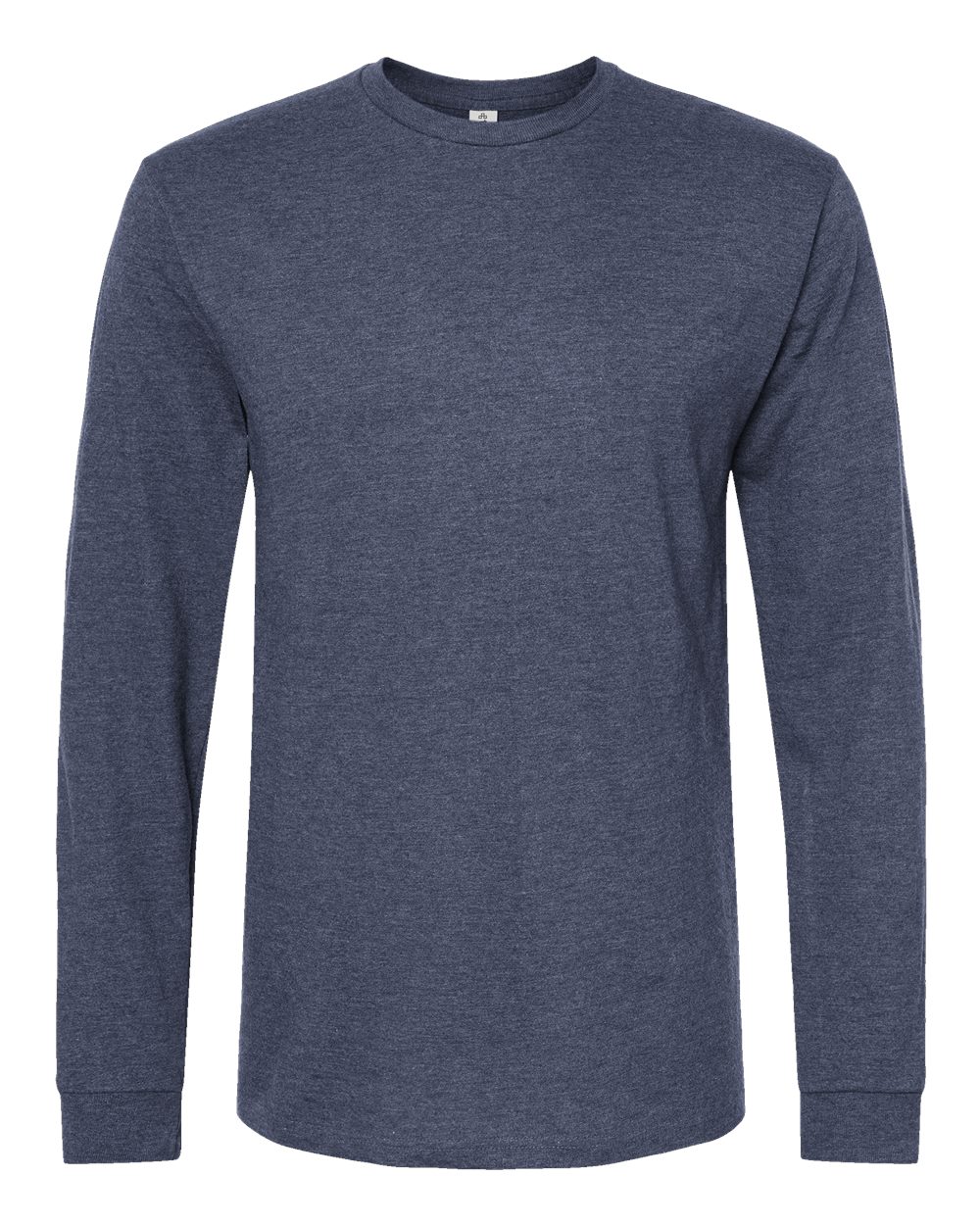Tultex – – Heavyweight Jersey Long Sleeve T – Shirt – Heather Denim