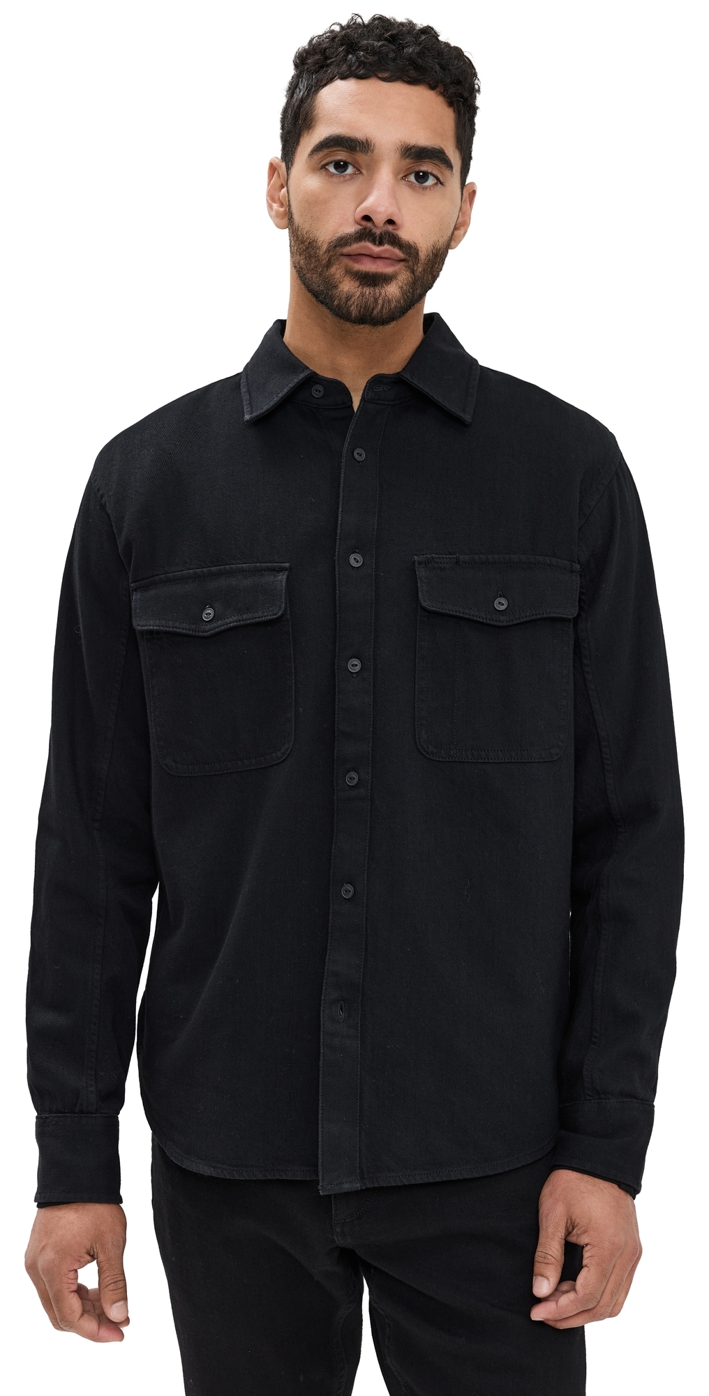 rag & bone Denim Engineered Jack Shirt Black rag & bone Denim Engineered Jack Shirt Black