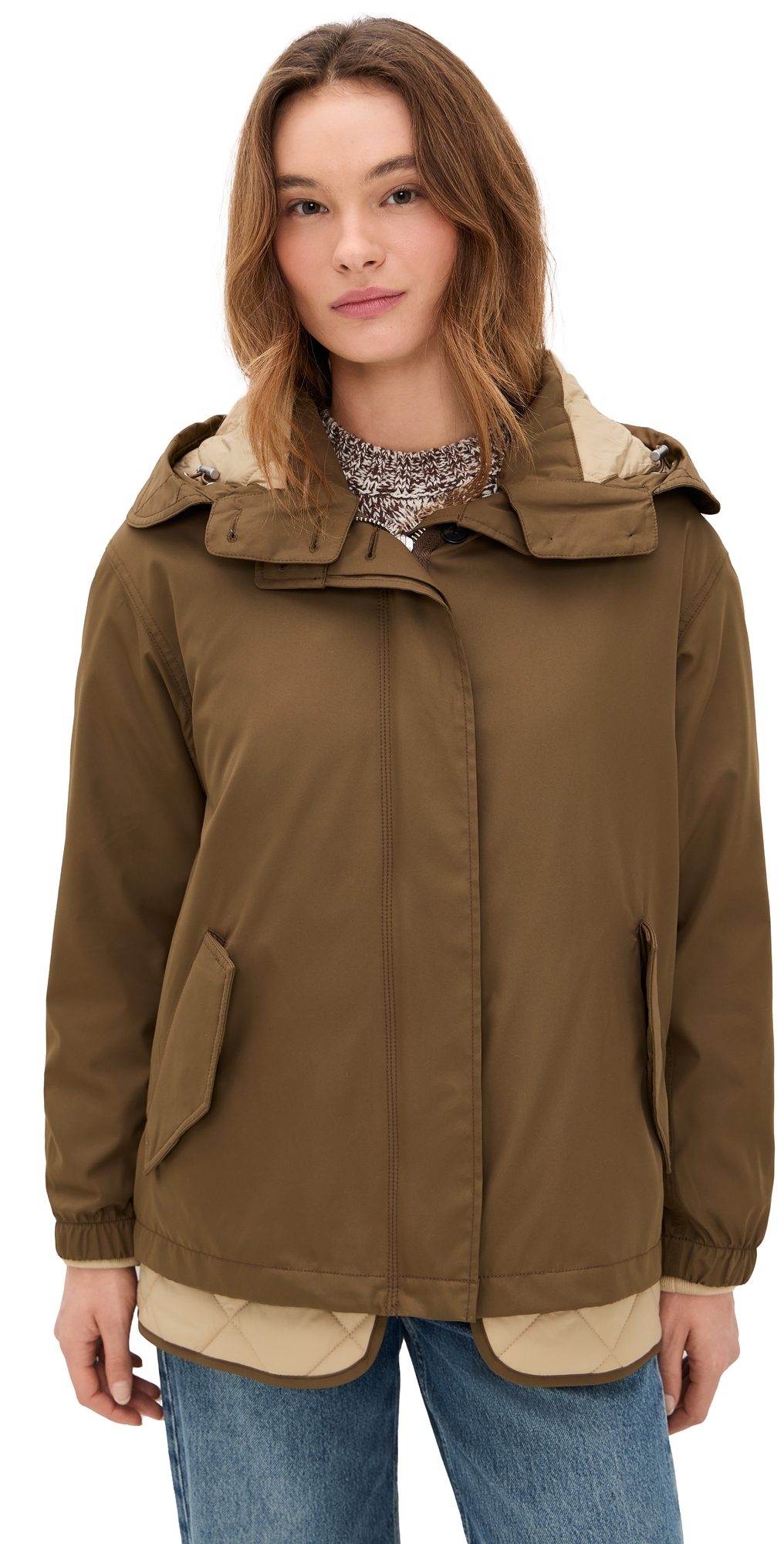rag & bone Taki Convertible Jacket Brown rag & bone Taki Convertible Jacket Brown