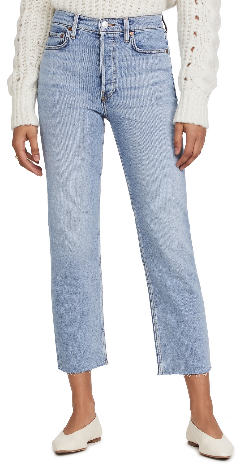 REDONE s High Rise Comfort Stretch Stove Pipe Jeans Mid s REDONE s High Rise Comfort Stretch Stove Pipe Jeans Mid s
