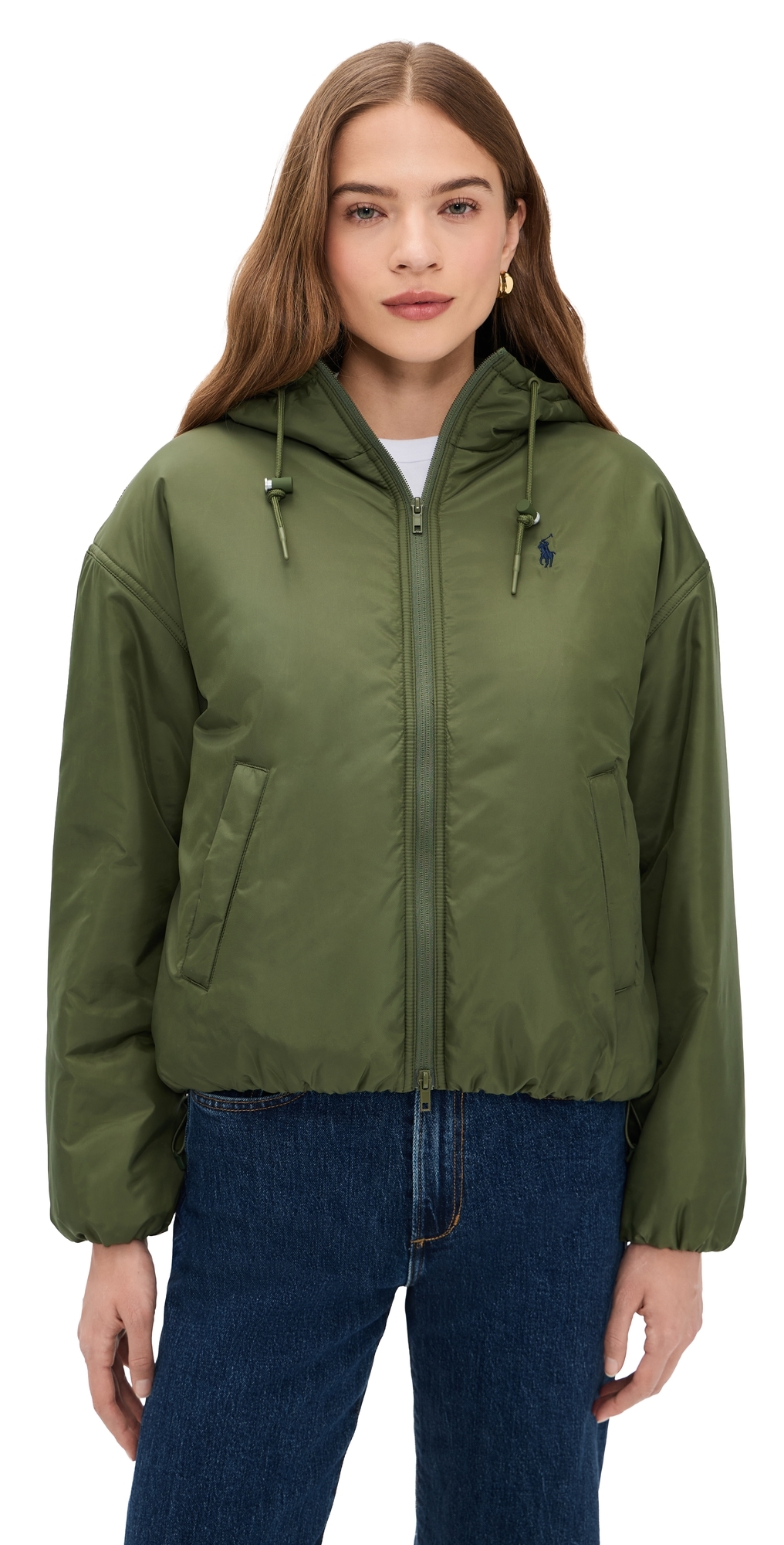 Polo Ralph Lauren Recycled Polyester Puffer Jacket New Olive Polo Ralph Lauren Recycled Polyester Puffer Jacket New Olive