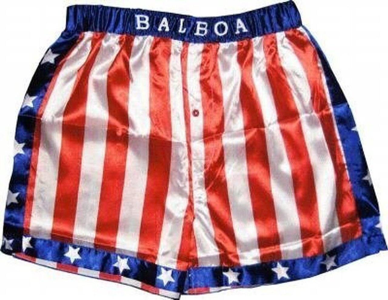 Rocky Balboa Boxing American Adult Flag Shorts Rocky Balboa Boxing American Adult Flag Shorts
