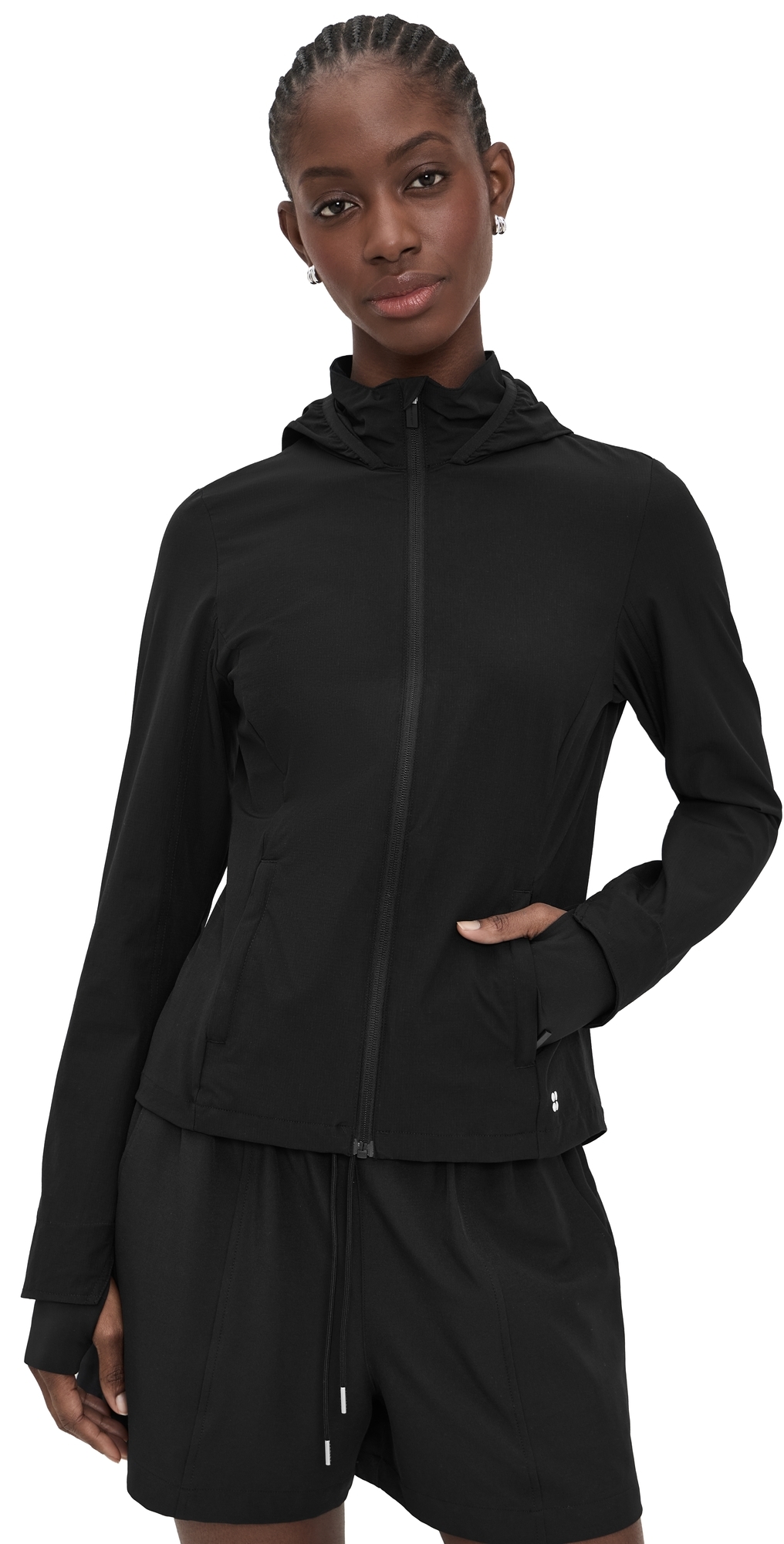 Sweaty Betty Ultimate Train Water Resistant Jacket Black X Sweaty Betty Ultimate Train Water Resistant Jacket Black X