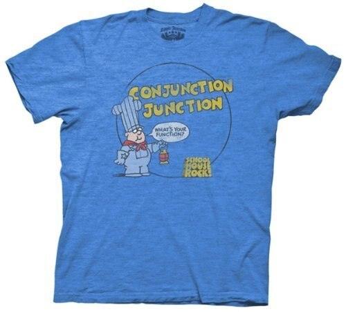 Schoolhouse Rock Conjunction Junction Adult shirt Schoolhouse Rock Conjunction Junction Adult shirt
