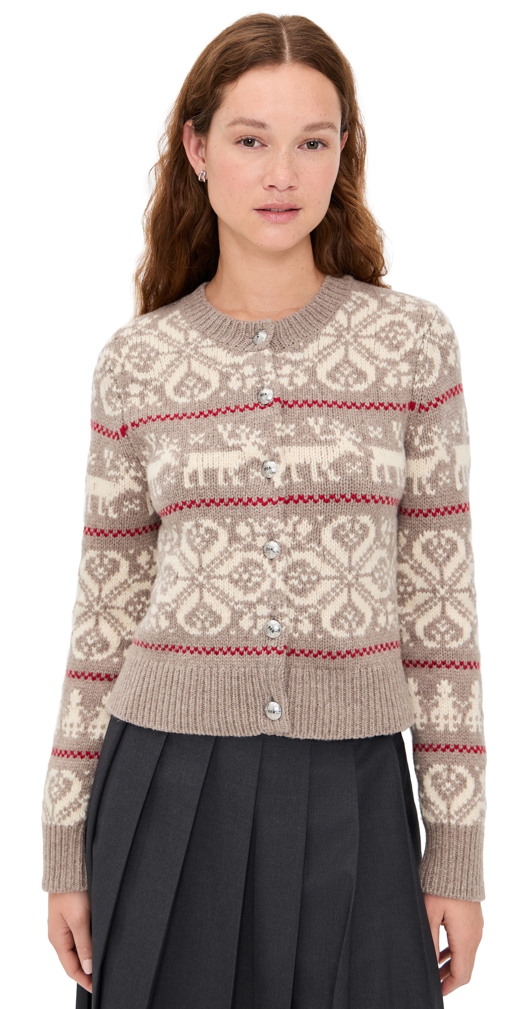 Sea Hollis Knit Cardigan Multi Sea Hollis Knit Cardigan Multi