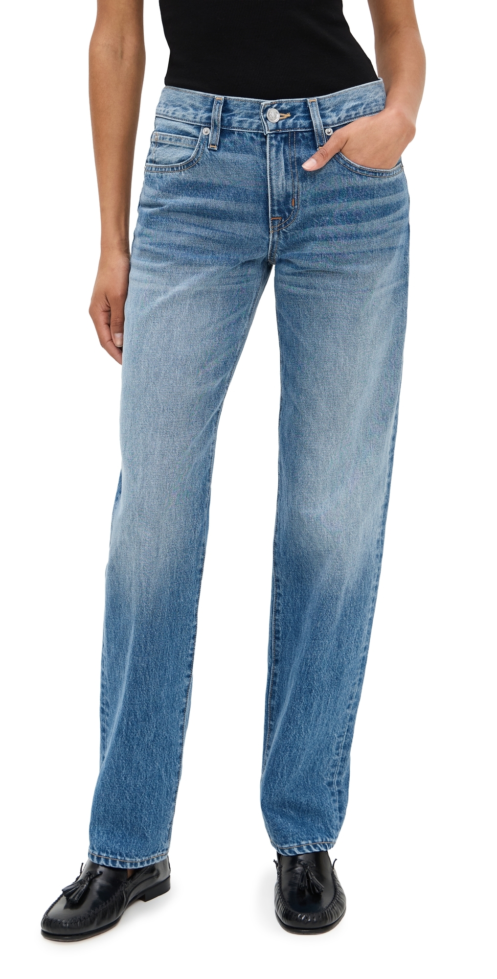 SLVRLAKE Ellie Low Rise Relaxed Jeans Ventura SLVRLAKE Ellie Low Rise Relaxed Jeans Ventura