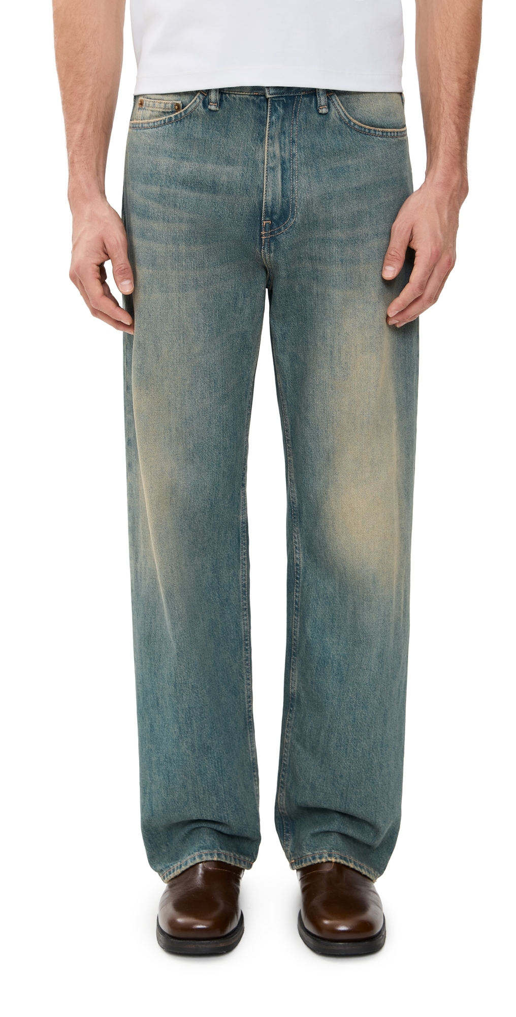 Stockholm Surfboard Club Frank Japanese Denim Relaxed Jeans Sand Blue Stockholm Surfboard Club Frank Japanese Denim Relaxed Jeans Sand Blue