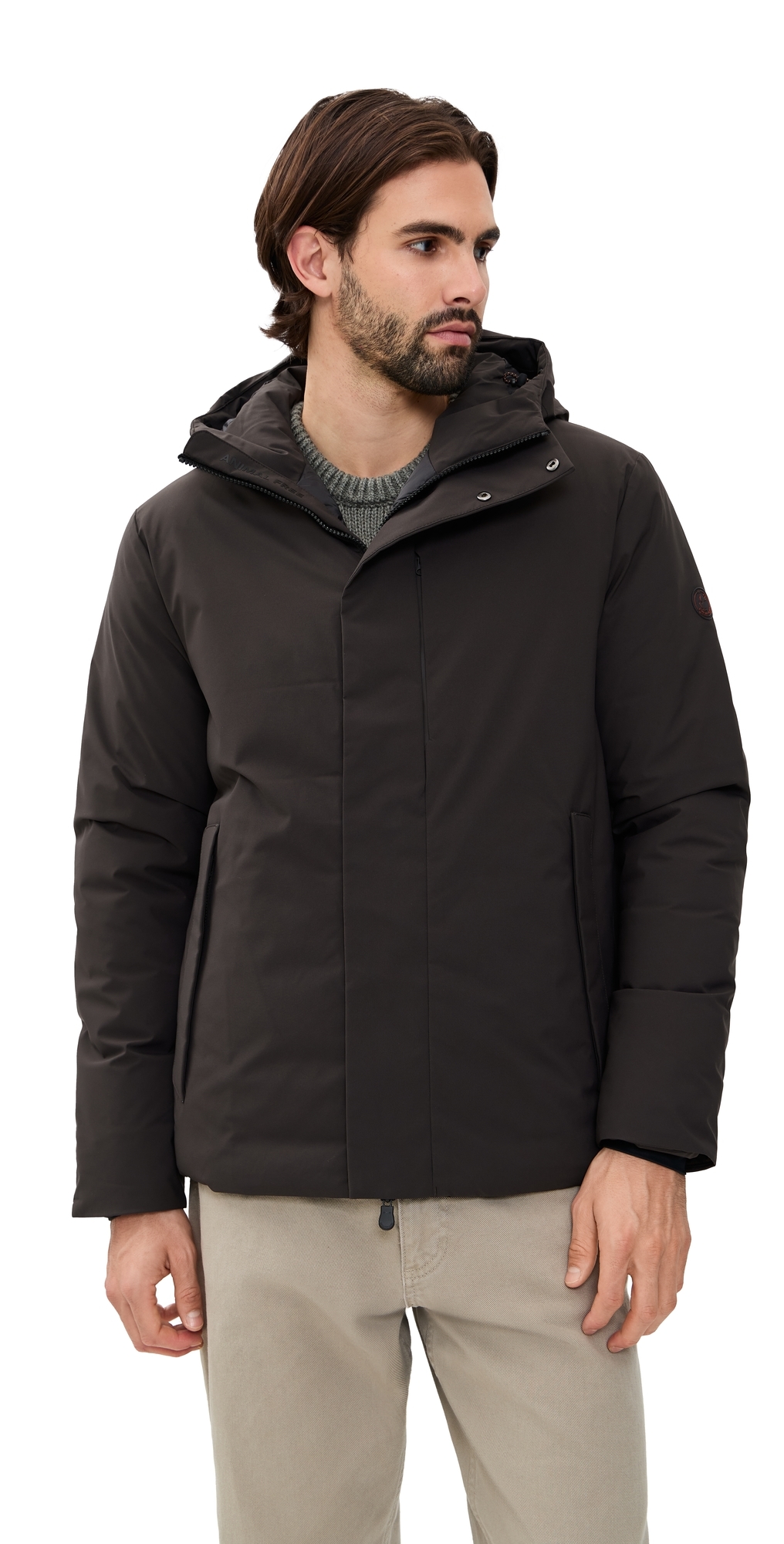 Save The Duck Obione Jacket Brown Black Save The Duck Obione Jacket Brown Black