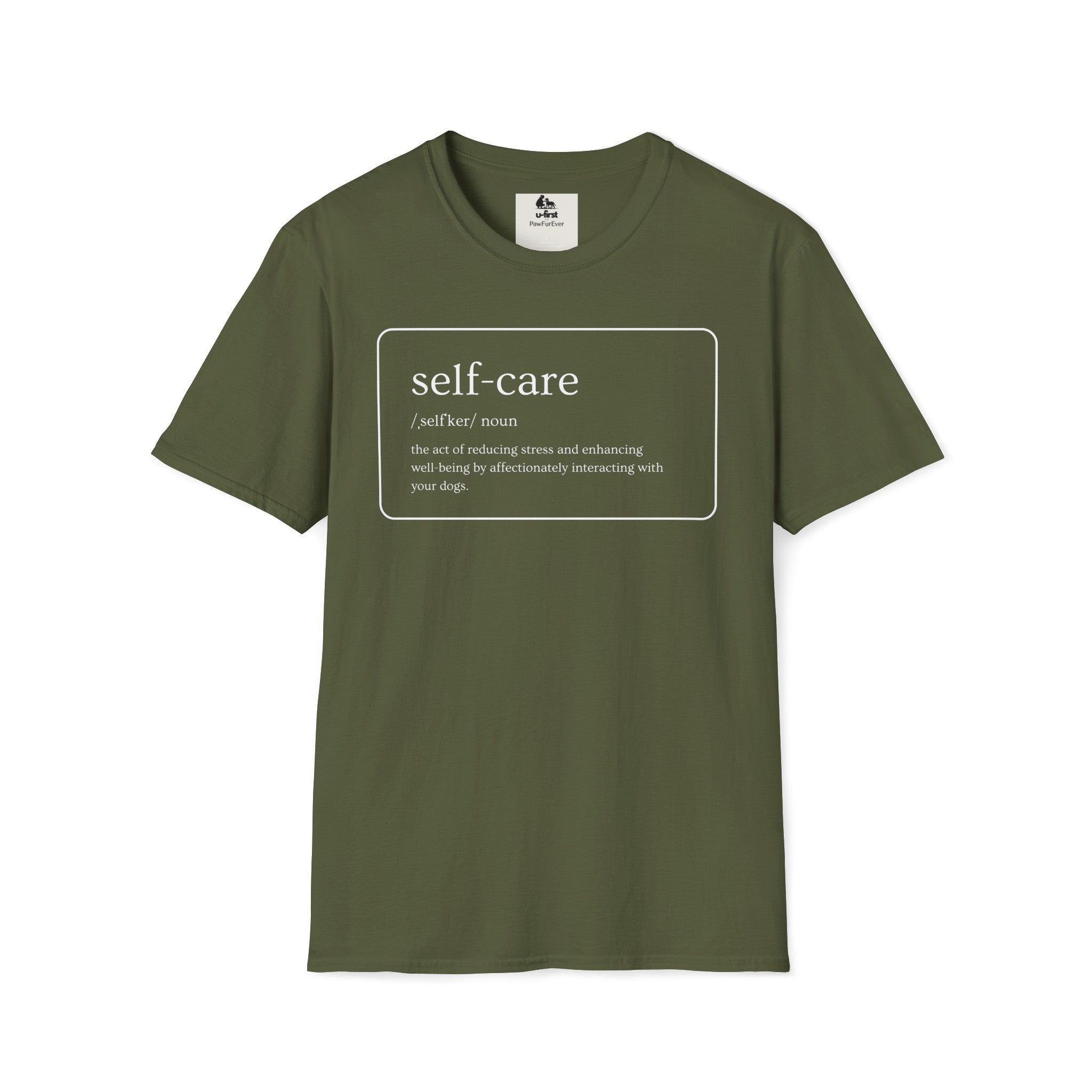 Pawfurever Dog Lover Shirt – Cute and Funny Gift for Dog Moms, Dads, and Cat Parents Self Care – Dogs