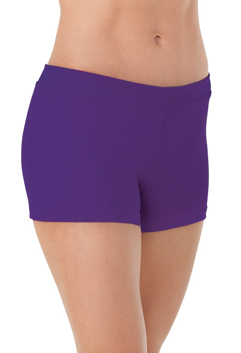 Capezio Low Rise Dance Shorts – Purple – M – TB Capezio Low Rise Dance Shorts – Purple – M – TB