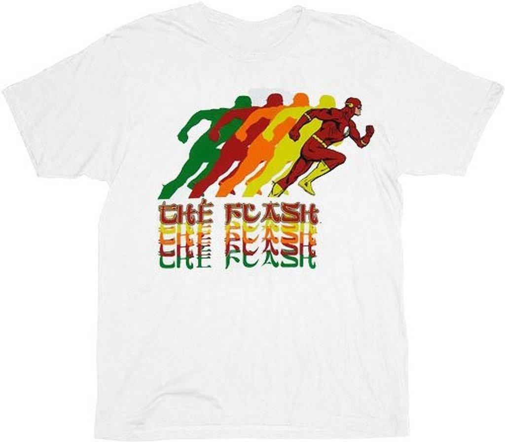 The Flash Running Repeat White shirt The Flash Running Repeat White shirt
