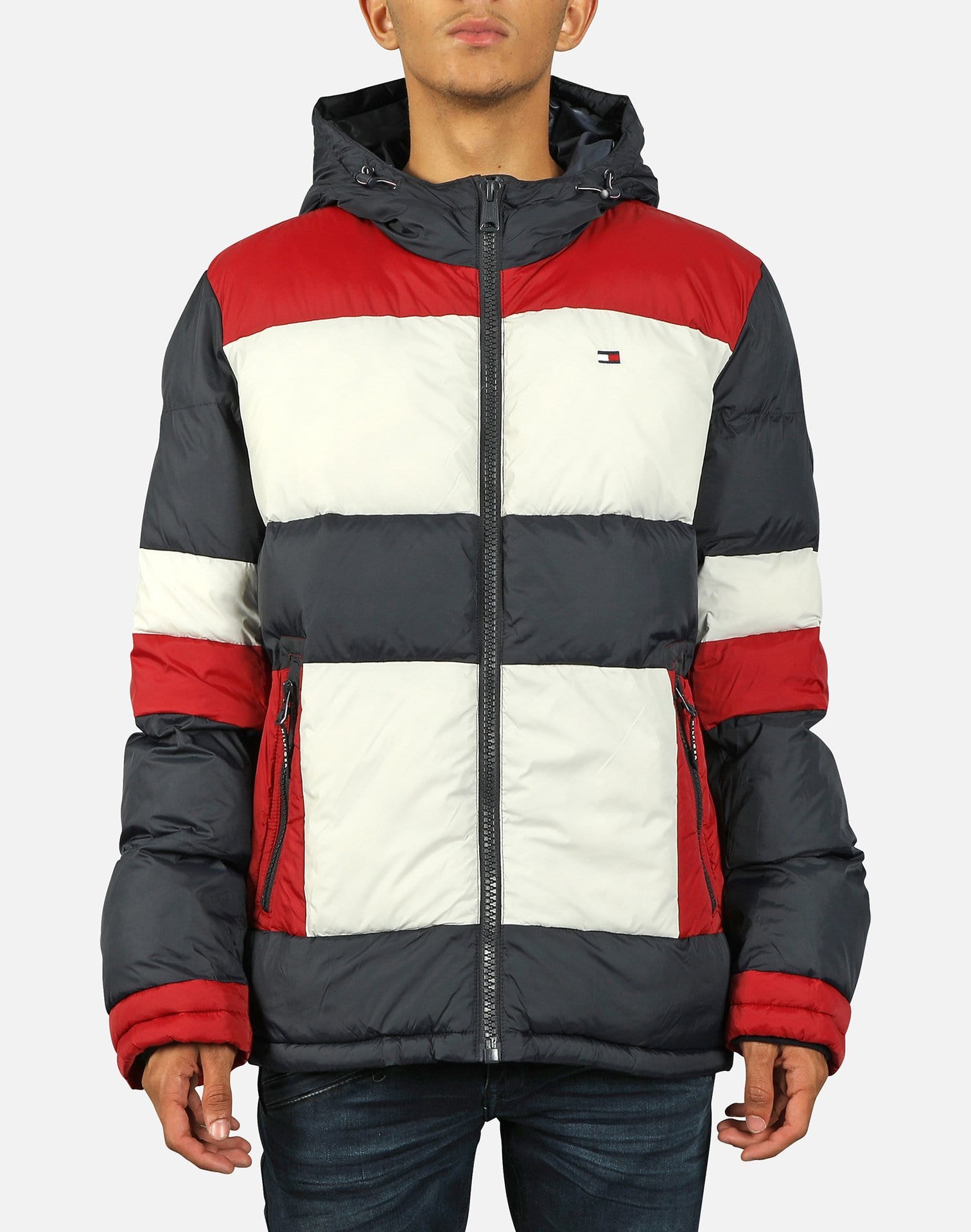 Tommy Hilfiger CRAZY COLORBLOCK PUFFER JACKET Tommy Hilfiger CRAZY COLORBLOCK PUFFER JACKET